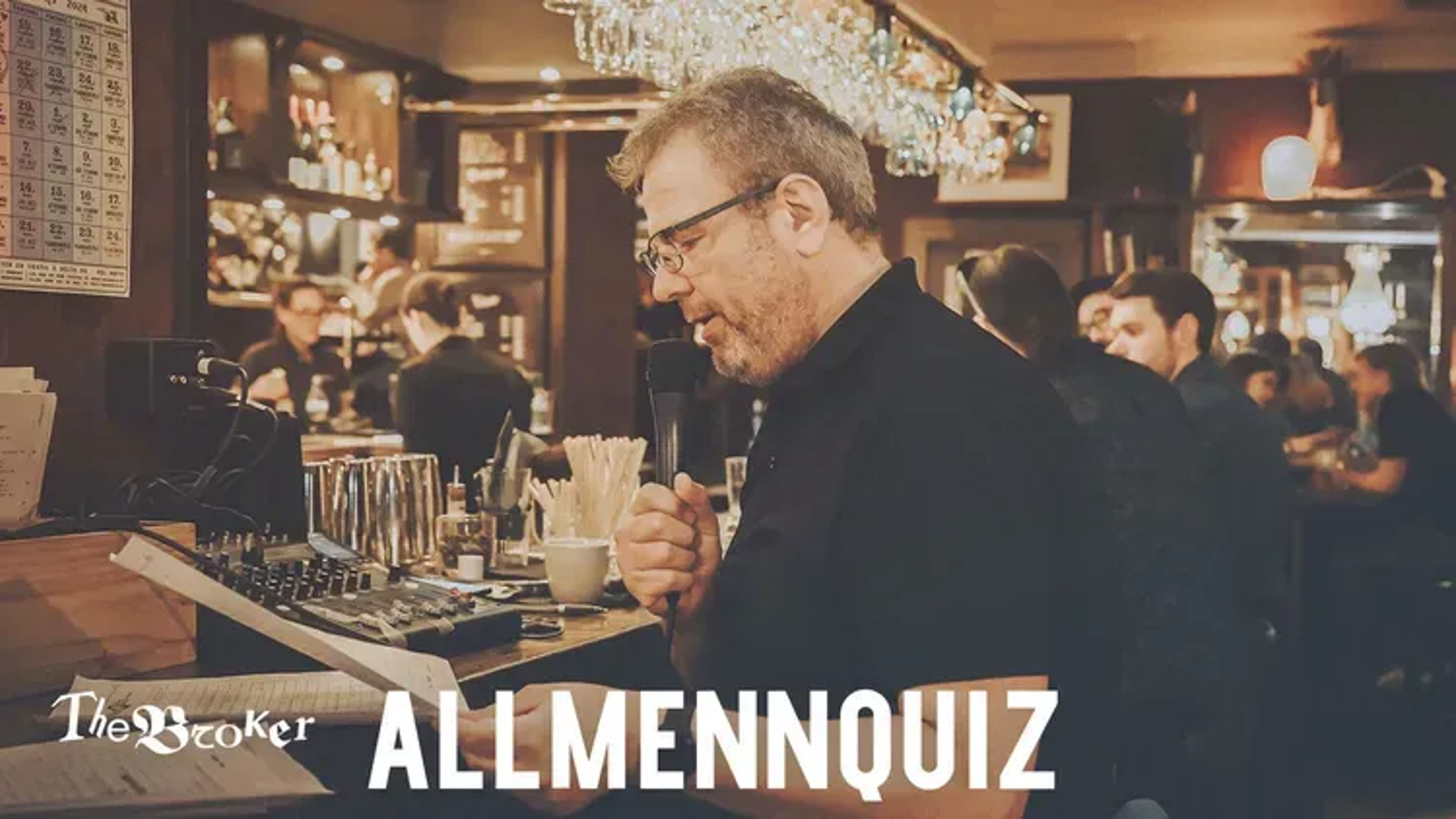 Promotional graphic for Quiz med Erik Engen