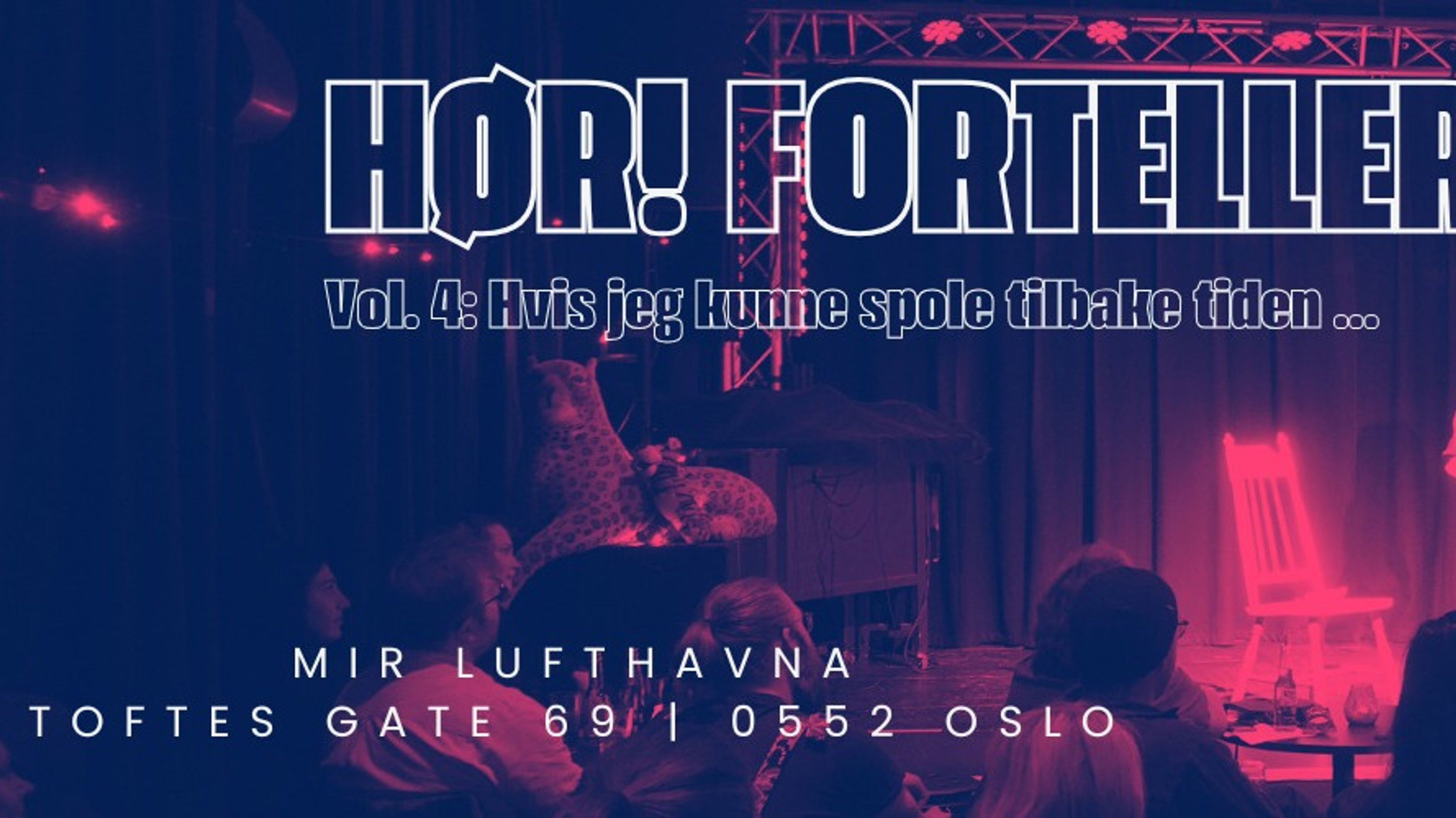 Promotional graphic for Fortellerne : HØR - 
