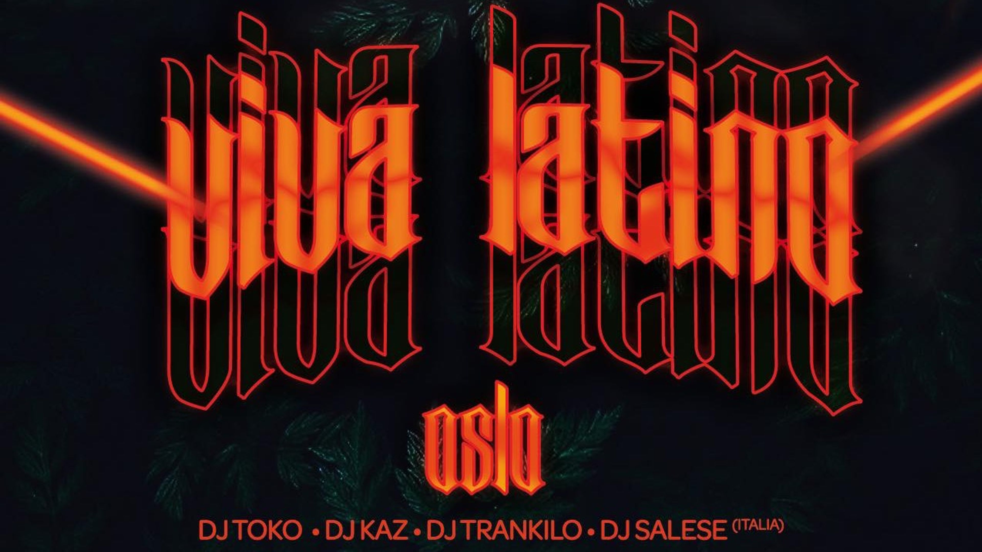 Promotional graphic for GAMLA - Viva Latino OSLO