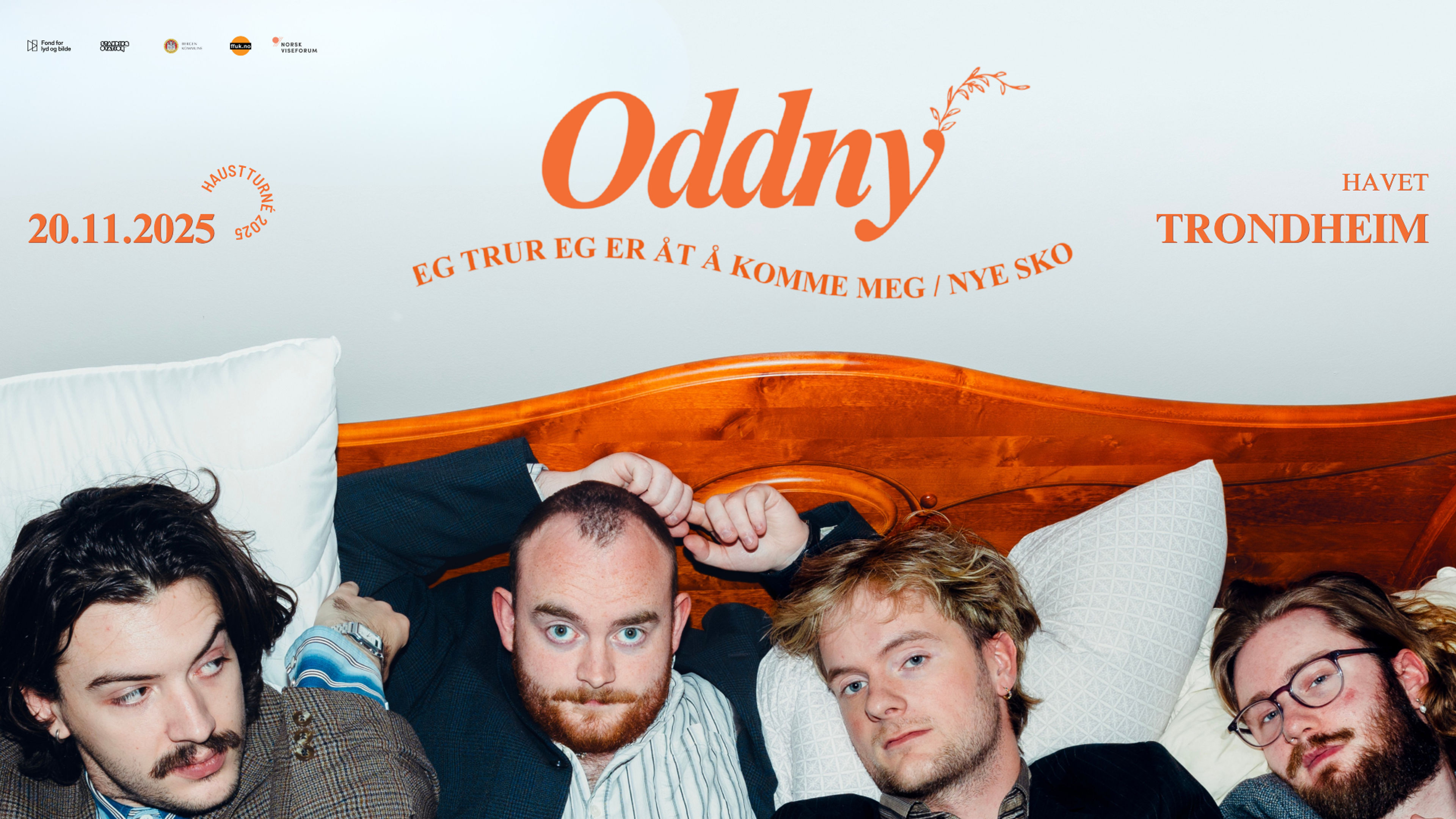 Promotional graphic for Oddny