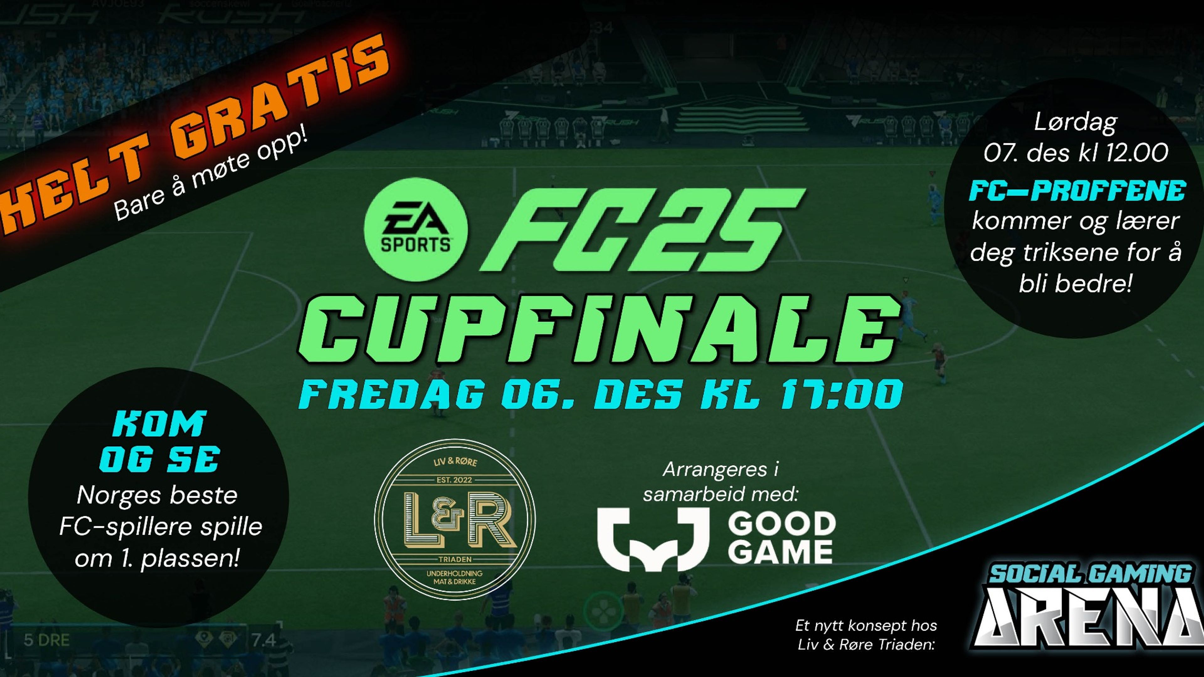 Promotional graphic for FC25 - Cupfinale