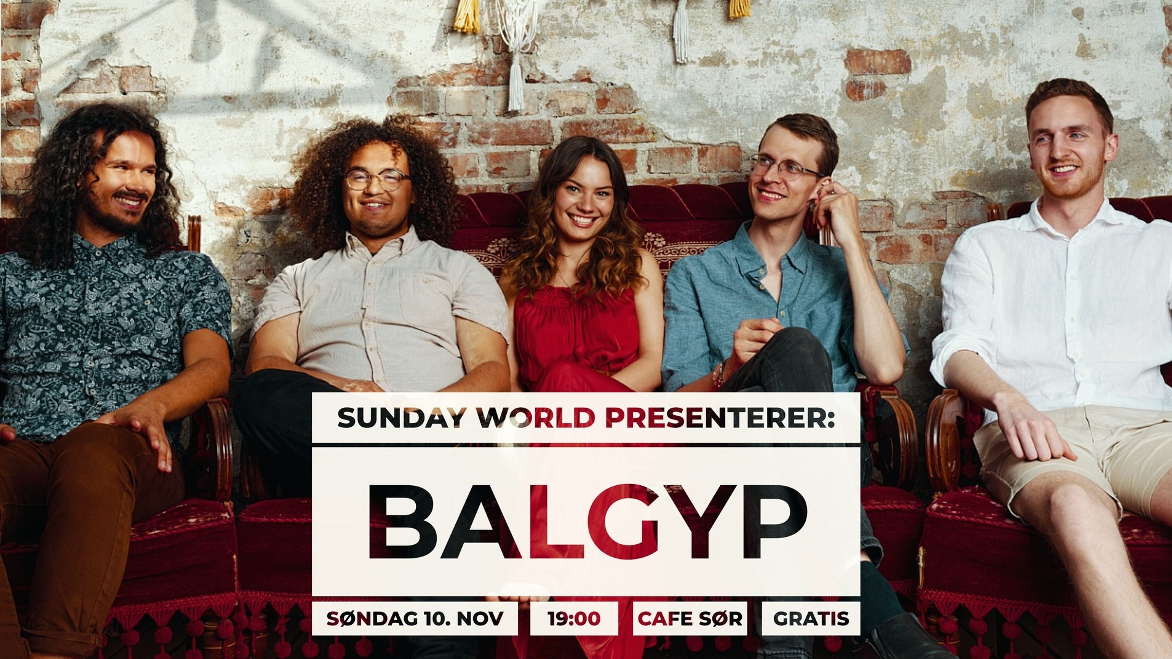 Promotional graphic for Sunday World presenterer: Balgyp!