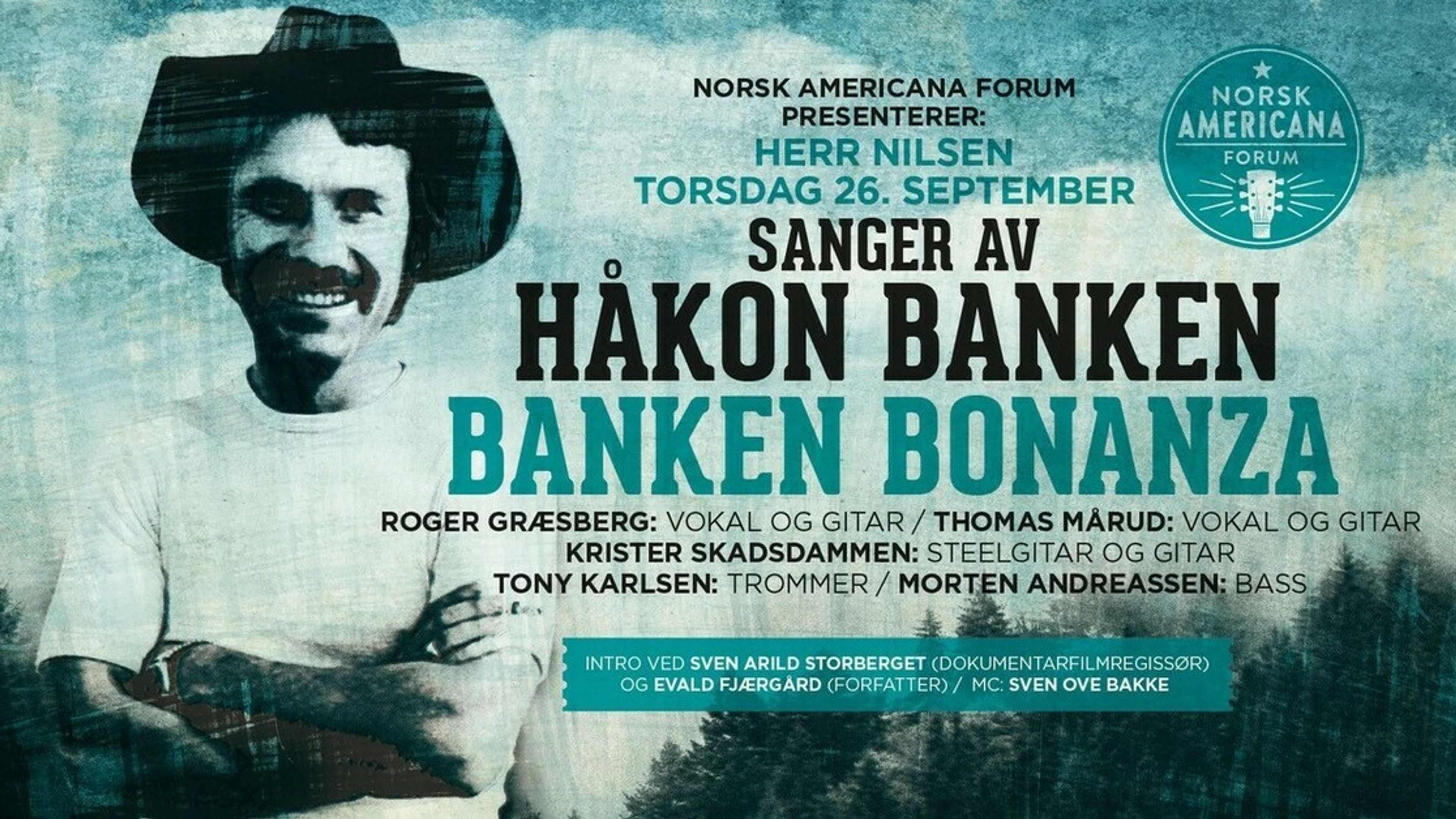 Promotional graphic for Sanger av Håkon Banken med: Banken Bonanza