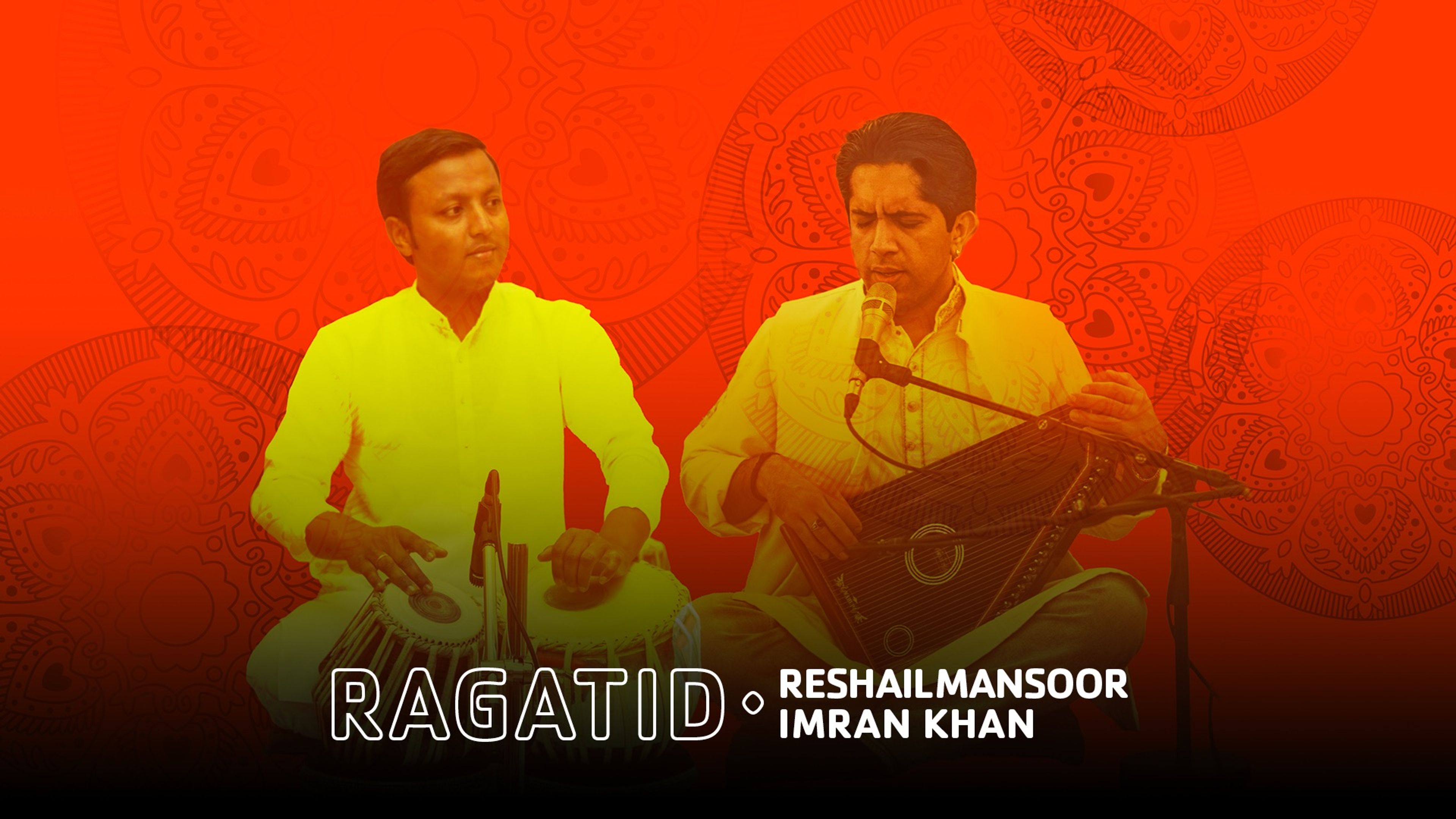 Promotional graphic for Oslo Kulturnatt: Ragatid med Reshail Mansoor og Imran Khan