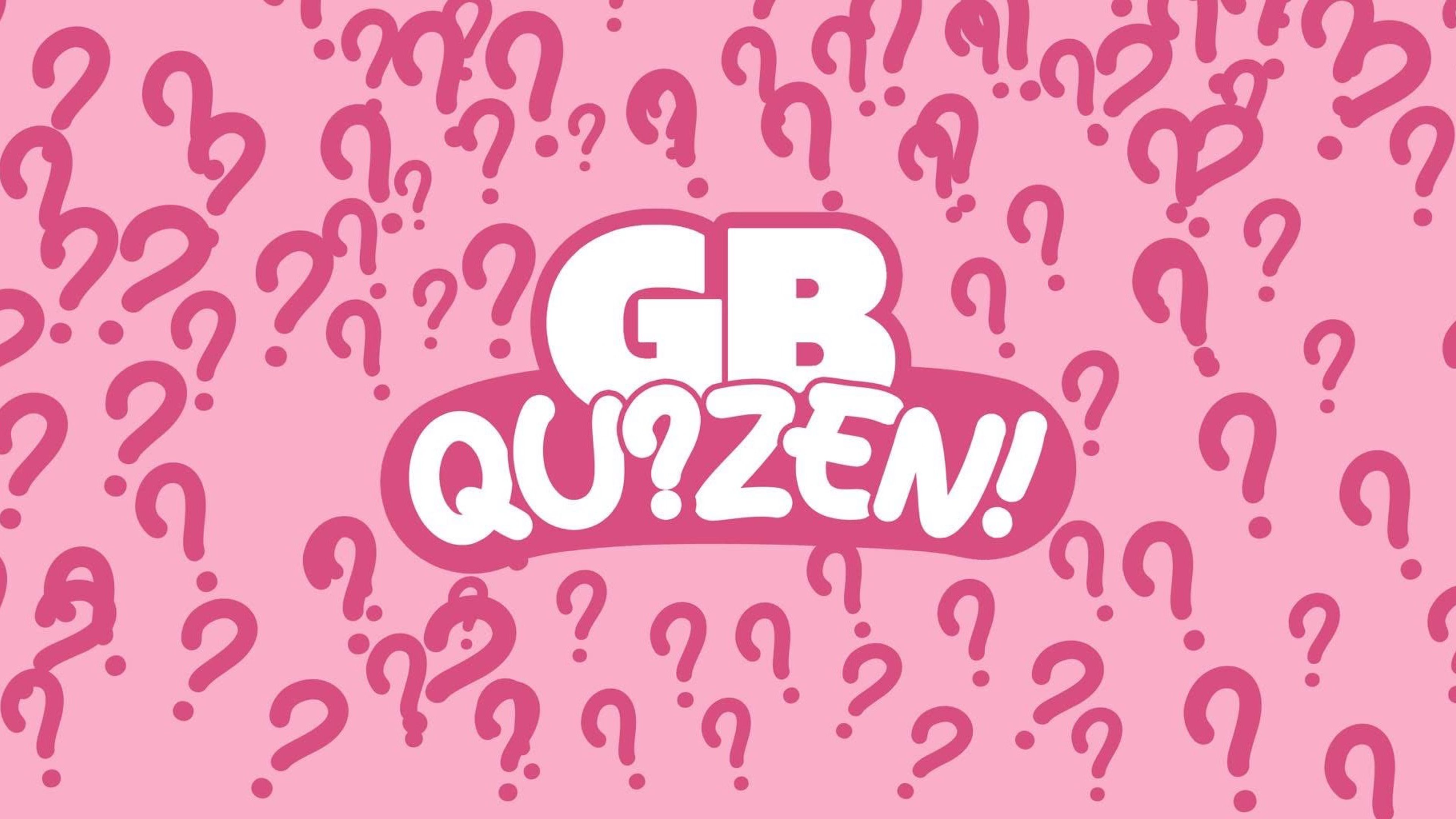 Promotional graphic for GBQuizen på Dattera