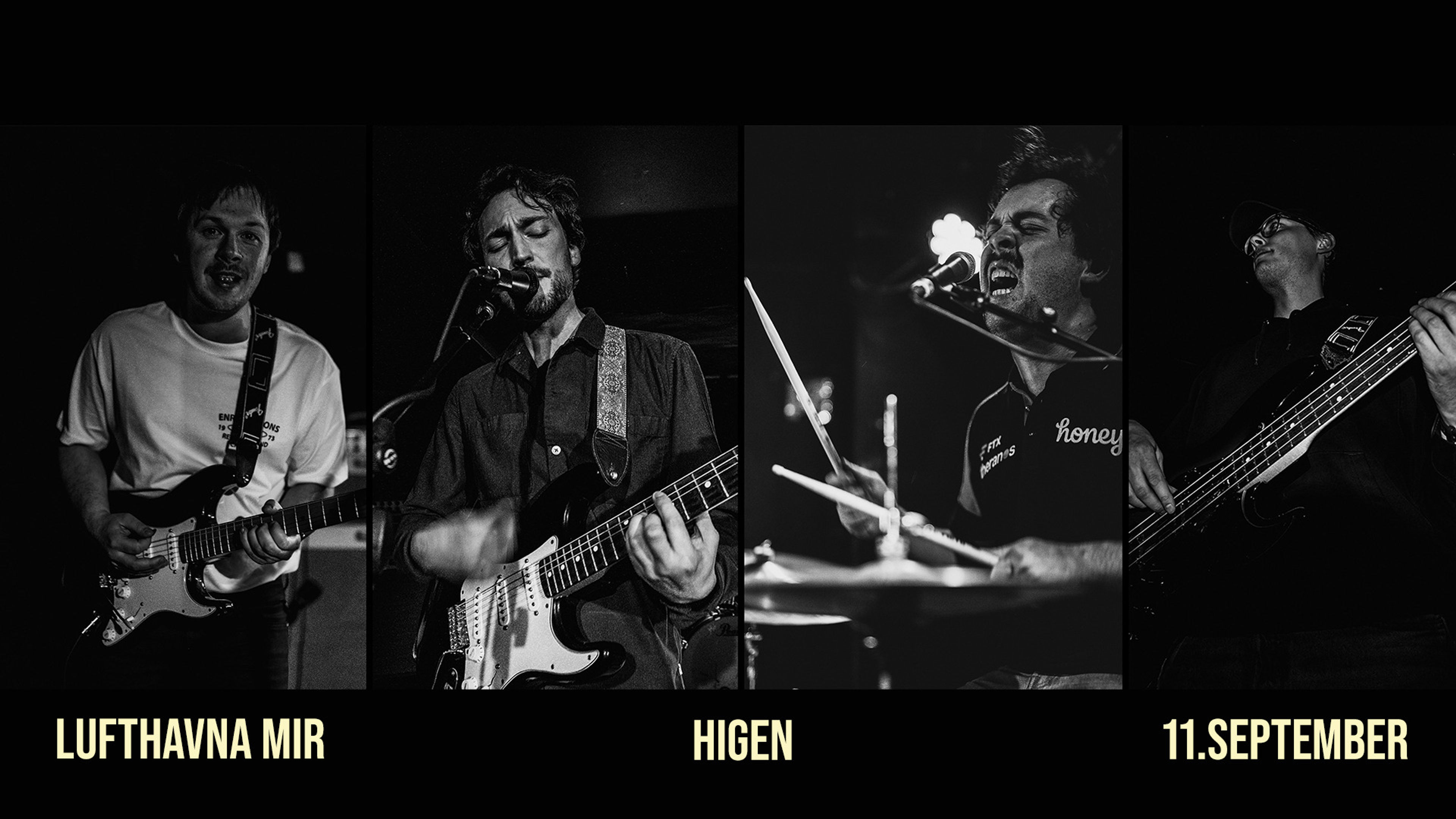 Promotional graphic for HIGEN på MIR