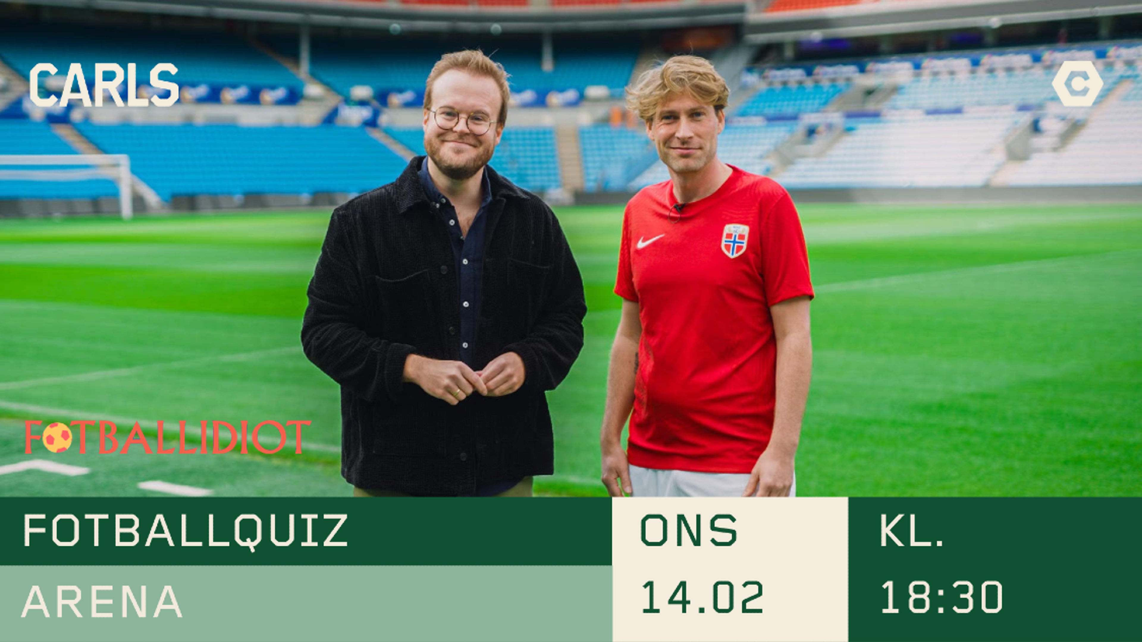 Promotional graphic for Fotballidiot - Quiz