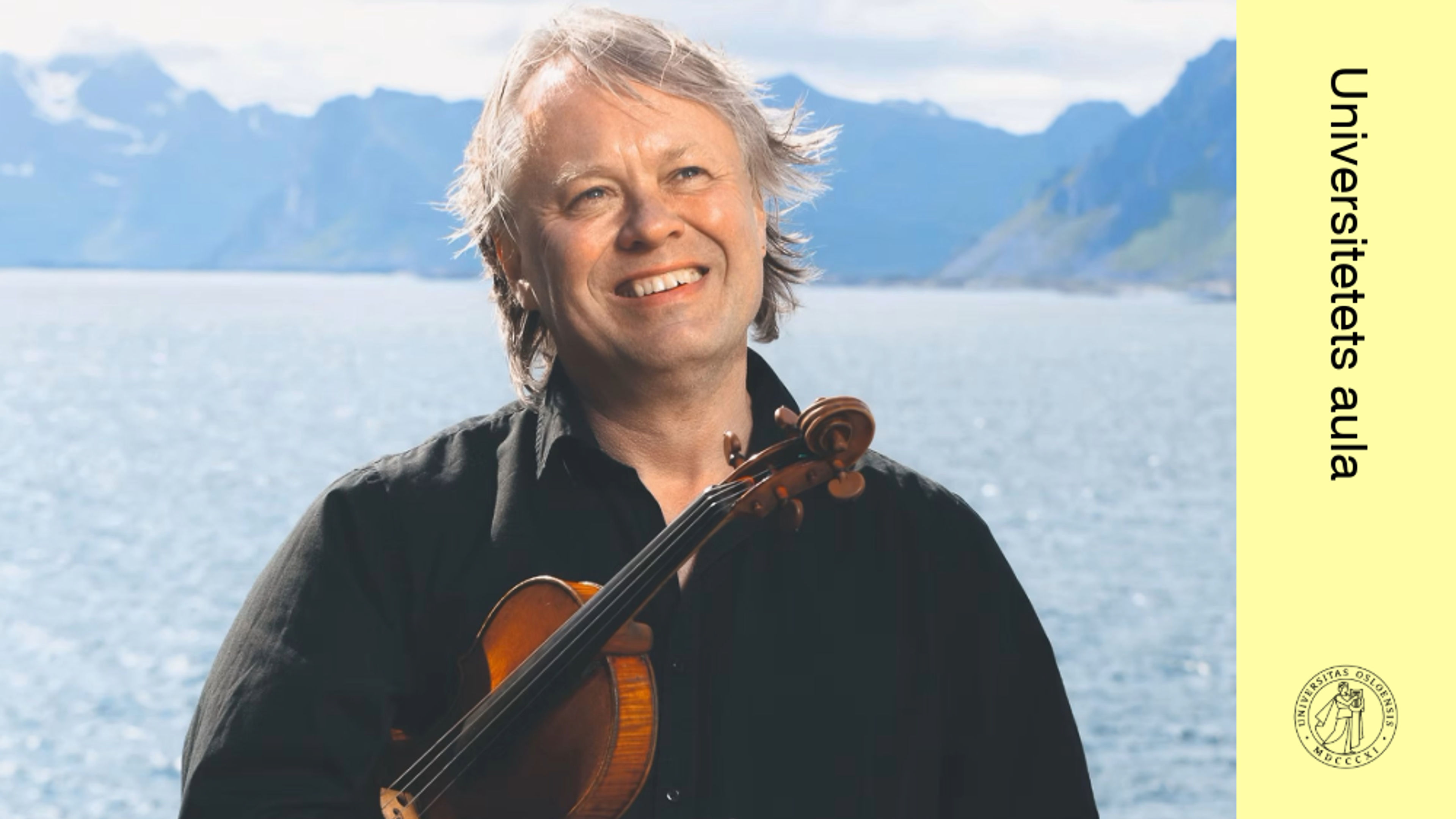 Promotional graphic for Det norske kammerorkester: Hagefest hos Haffner