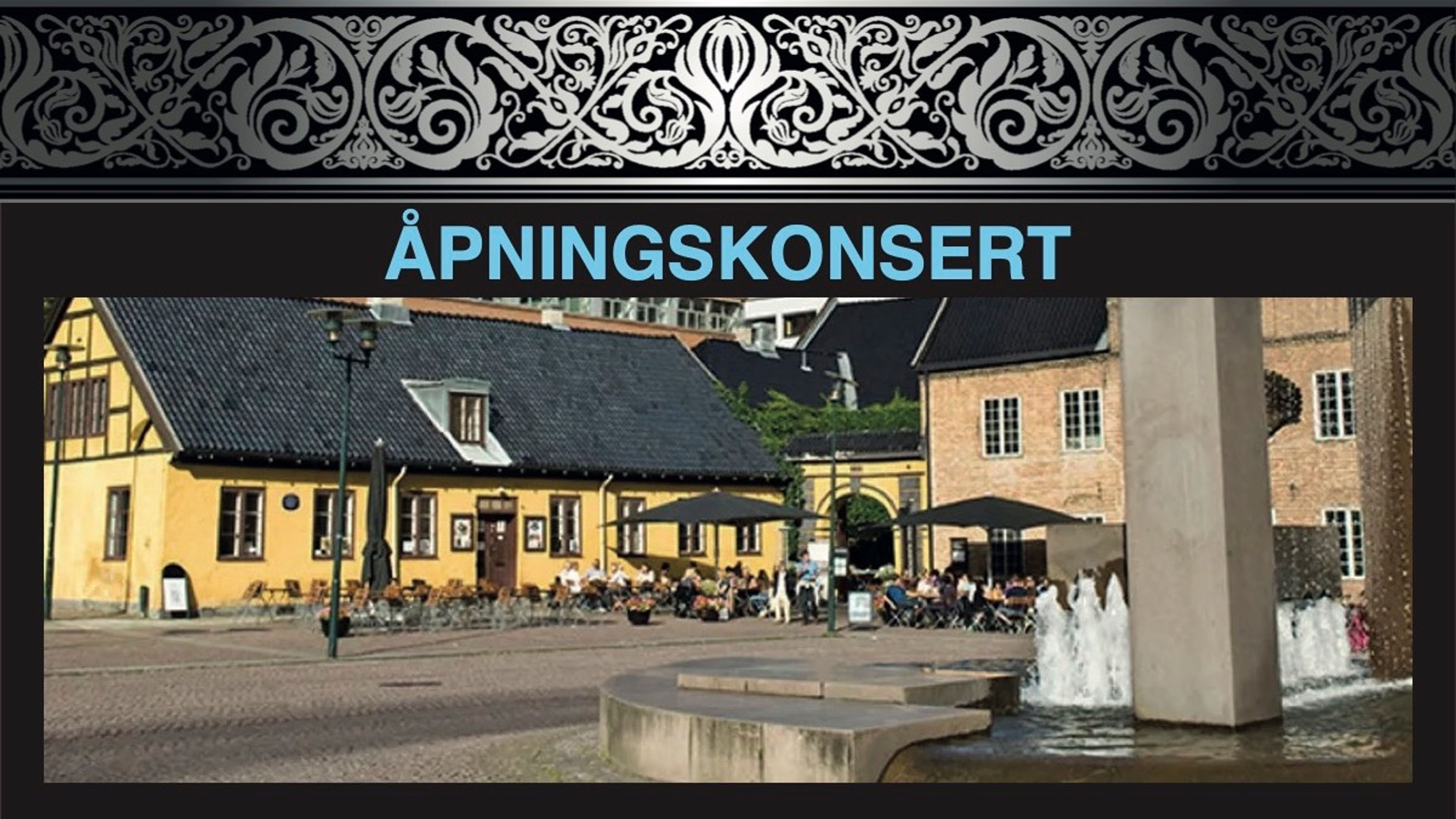 Promotional graphic for Oslo Operafestival – ÅPNINGSKONSERT