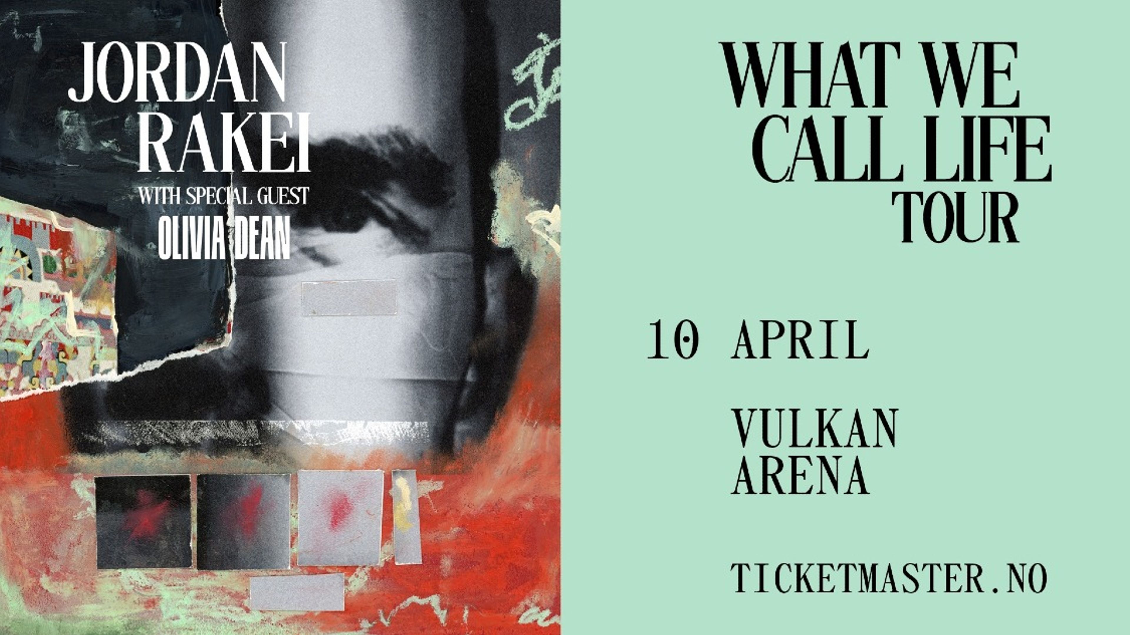 Promotiv grafikk for Jordan Rakei