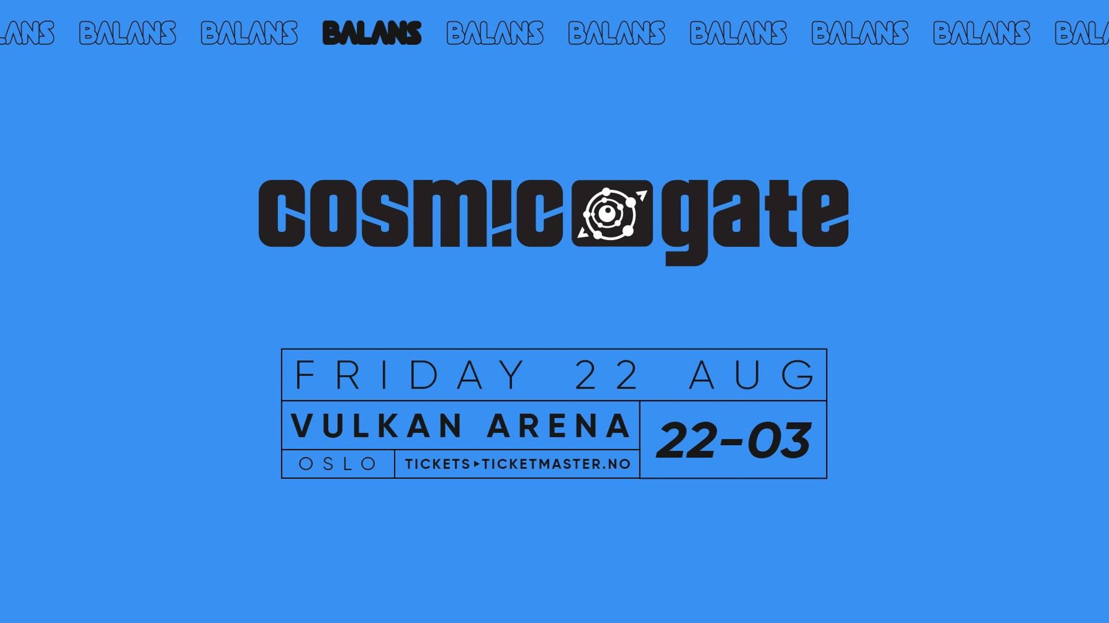 Promotiv grafikk for Cosmic Gate