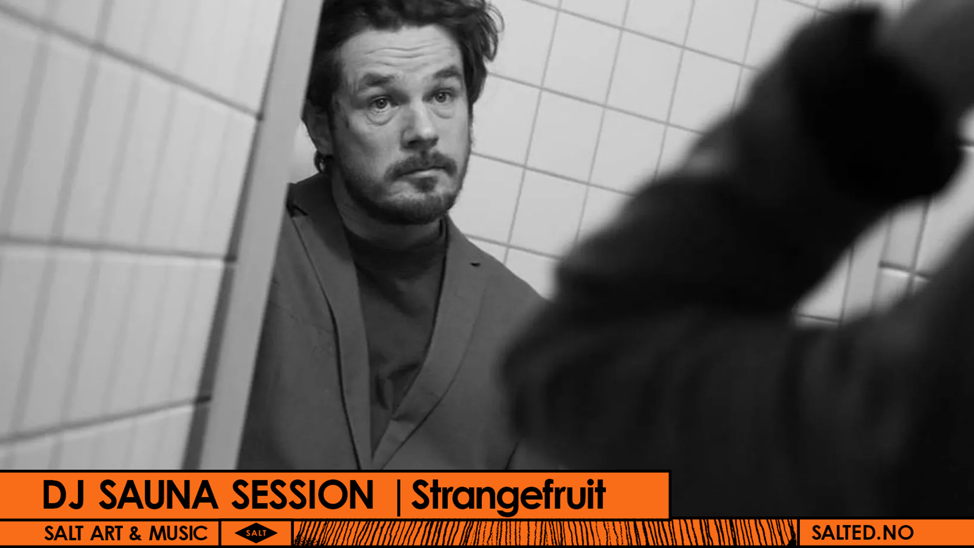 Promotional graphic for DJ sauna session | Strangefruit