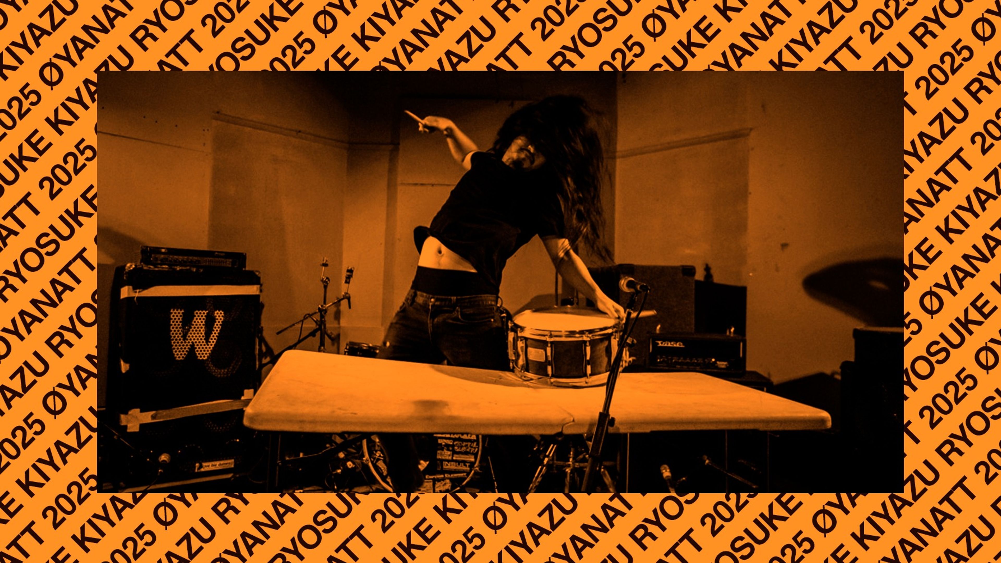 Promotional graphic for Øyanatt 2025: Ryosuke Kiyasu (JP) + ØY + DJ LITSWD