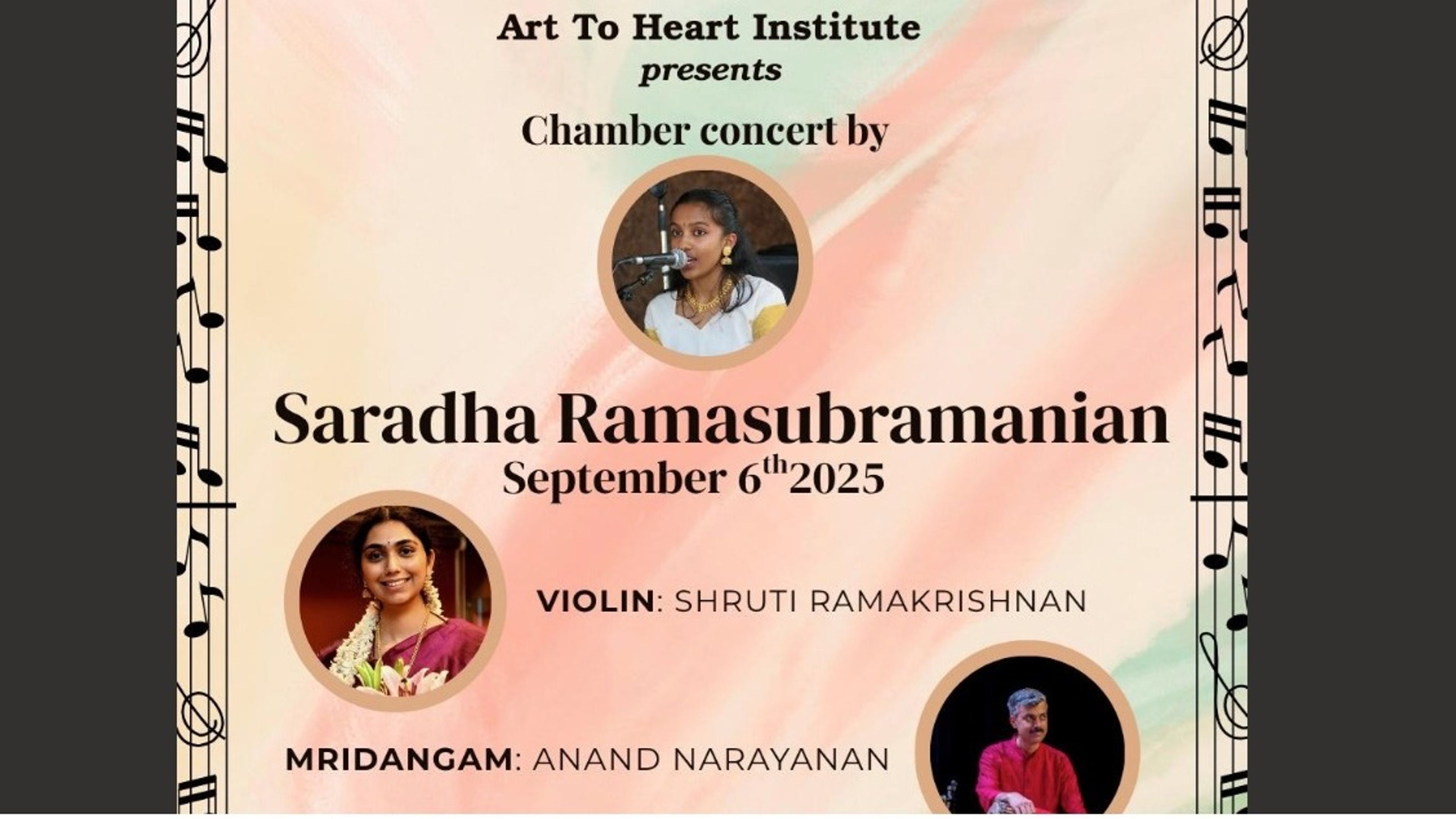 Promotional graphic for Chamber Concert