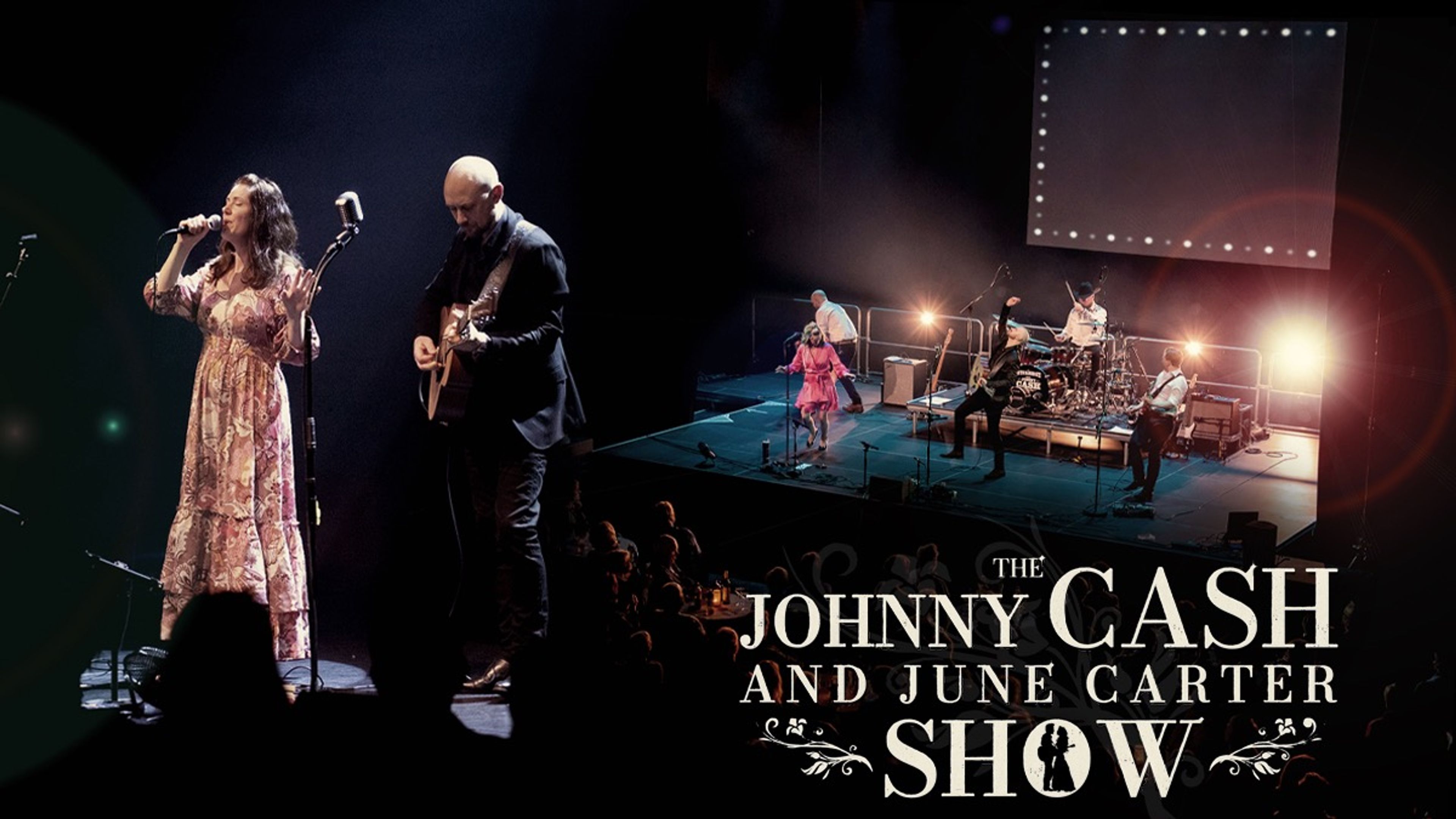 Promotional graphic for The Johnny Cash & June Carter Show