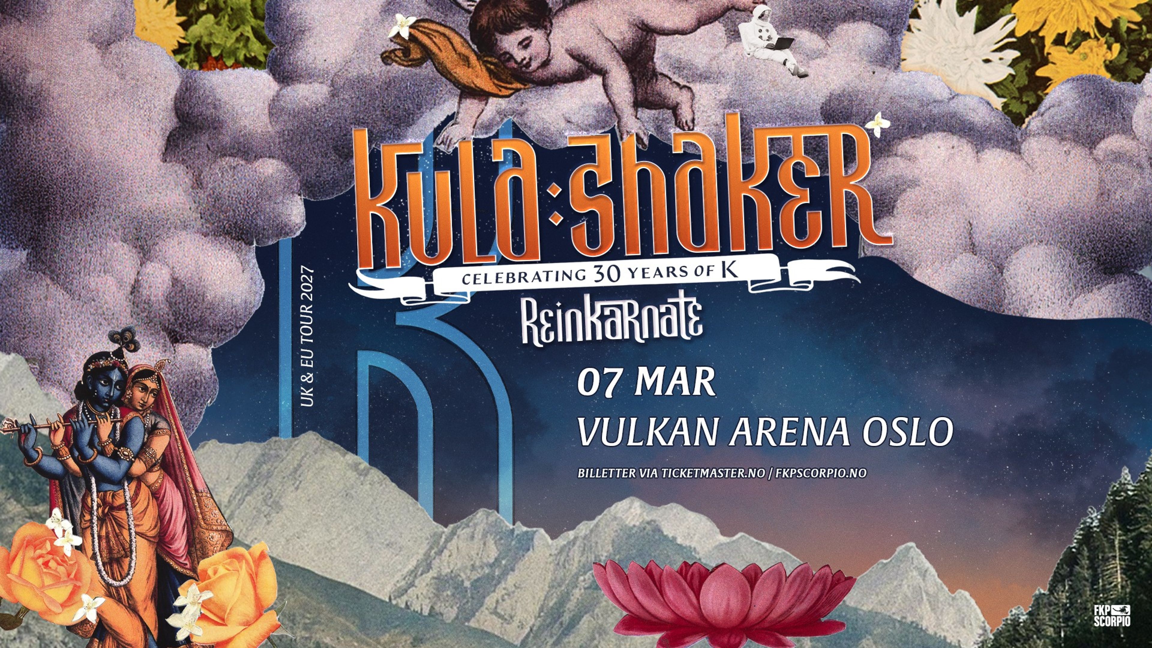 Promotiv grafikk for Kula Shaker