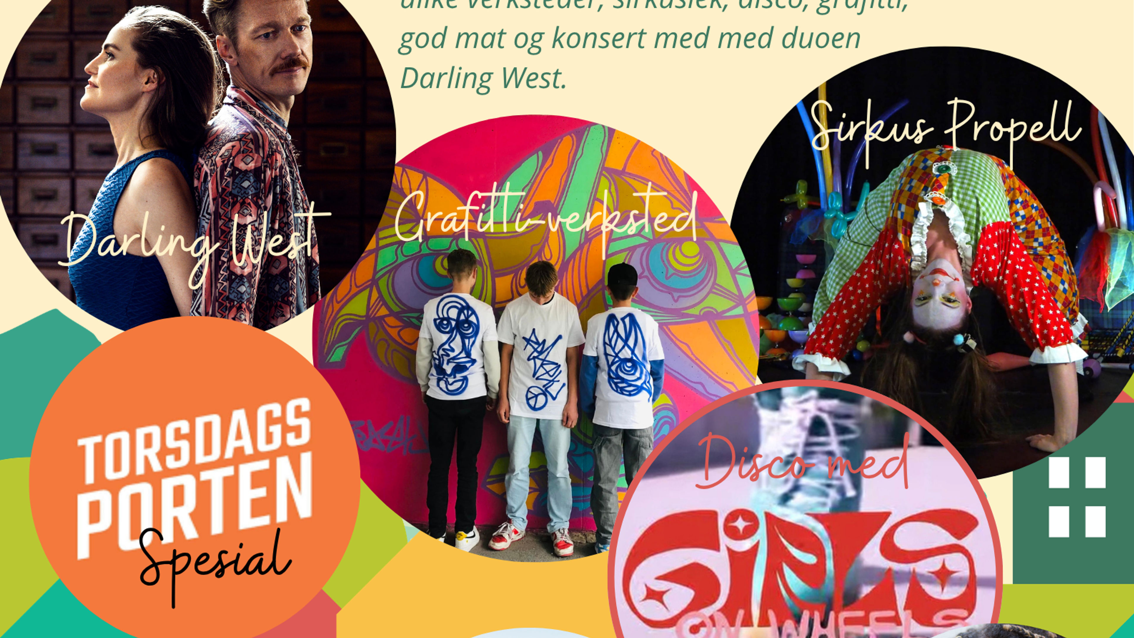 Promotional graphic for NABOfestival på Flytårnet 