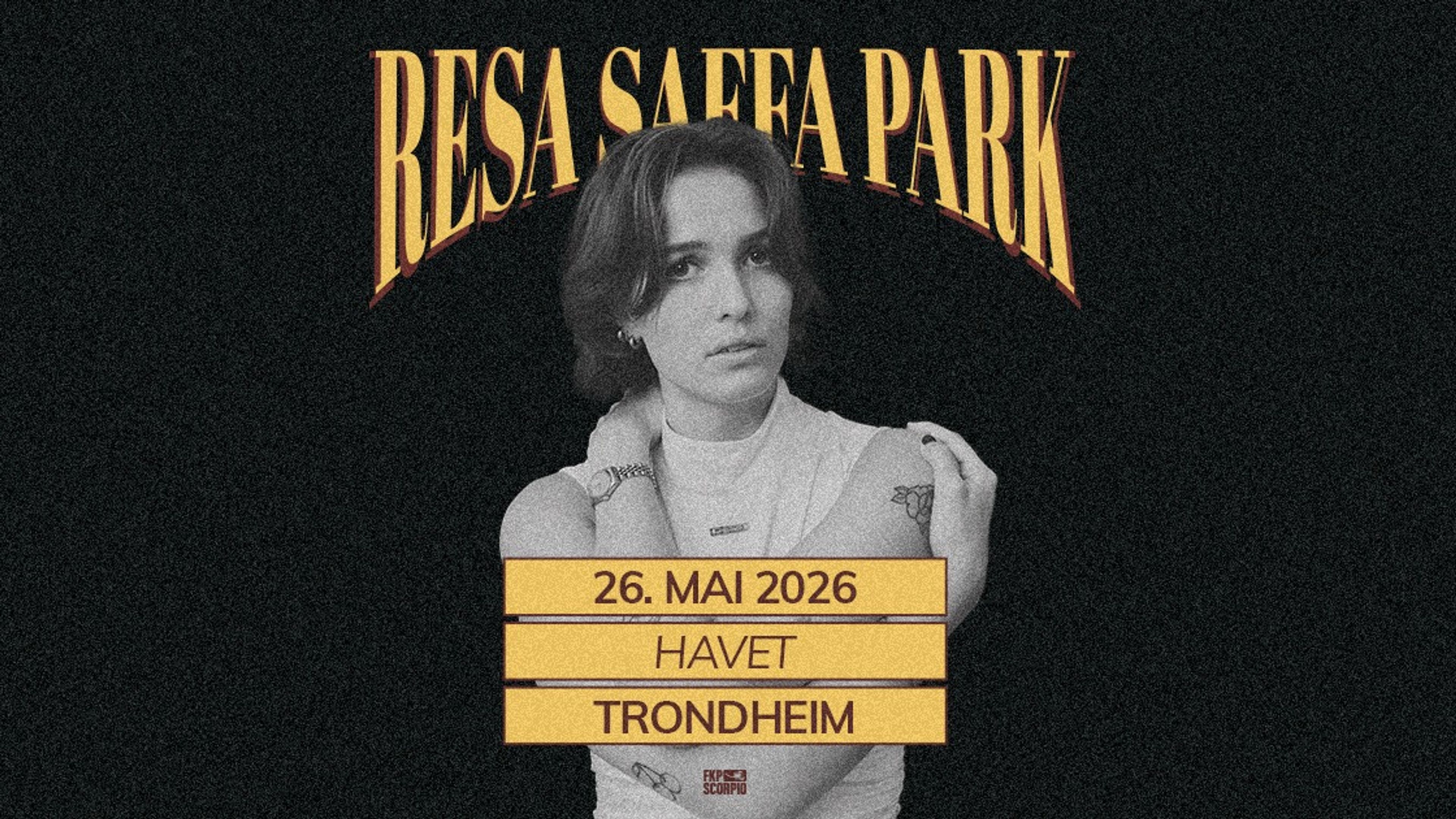 Promotional graphic for Resa Saffa Park / Árdna Sessions