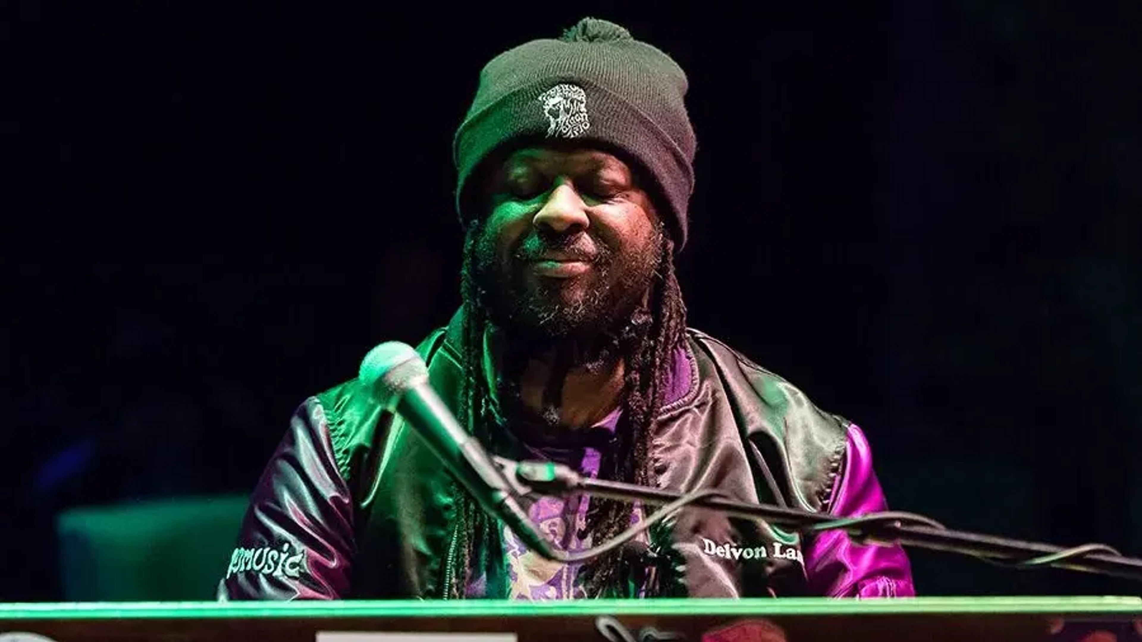 Promotional graphic for MaiJazz: Delvon Lamarr Organ trio