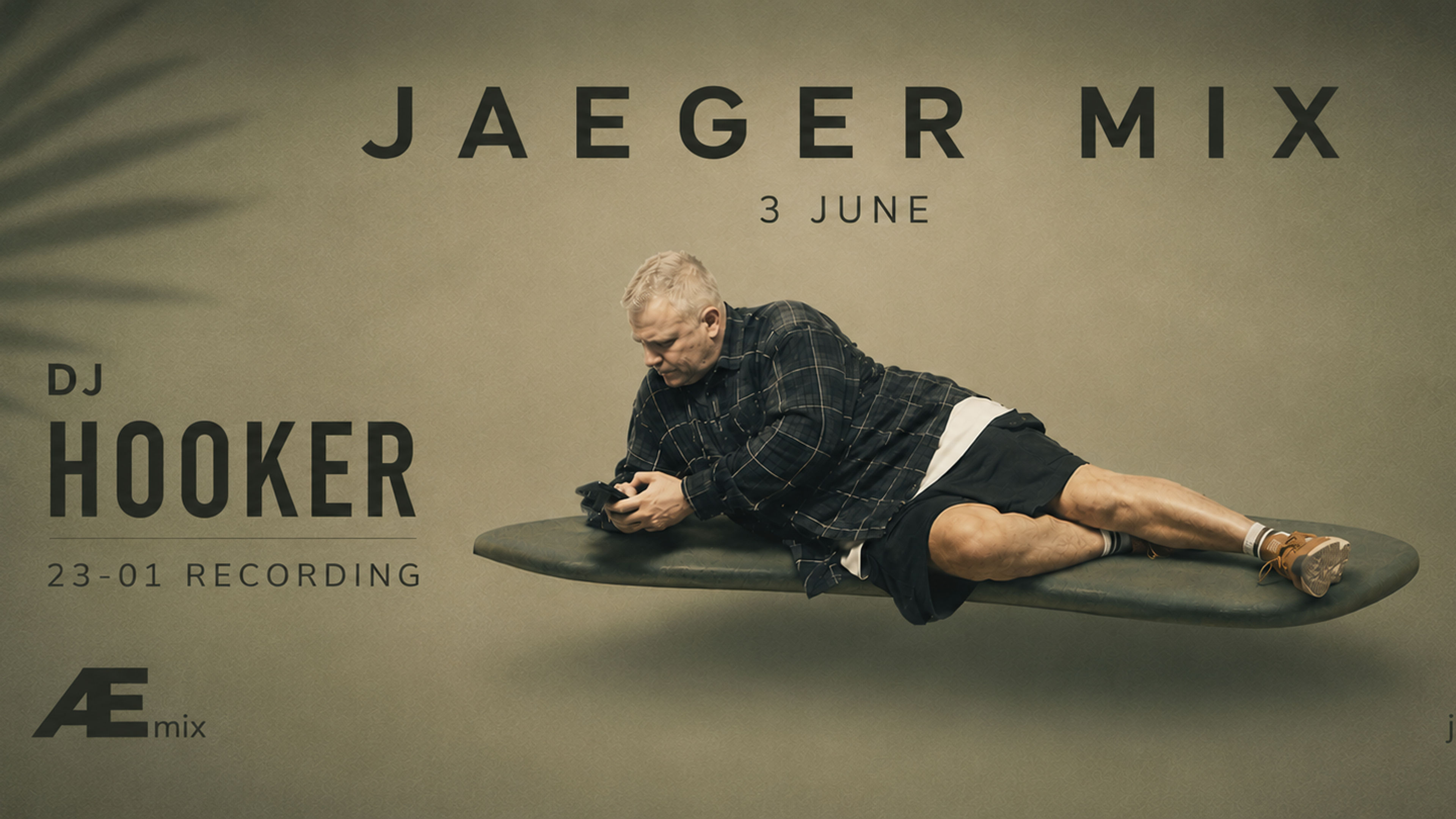 Promotional graphic for Jaeger Mix: Ivaylo + DJ Hooker