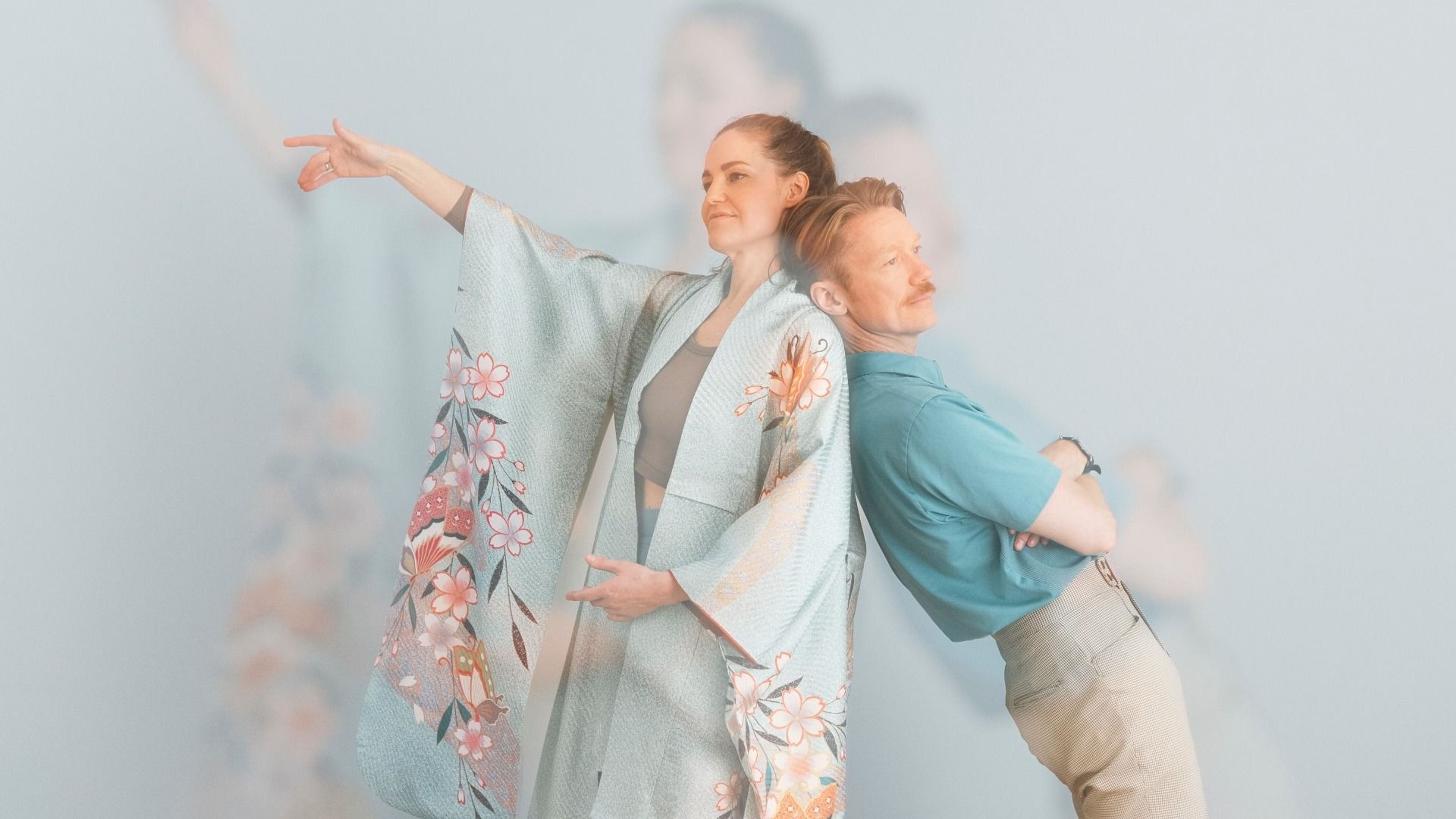 Promotional graphic for Darling West Duo // Nabofestivalen // Flytårnet Fornebu