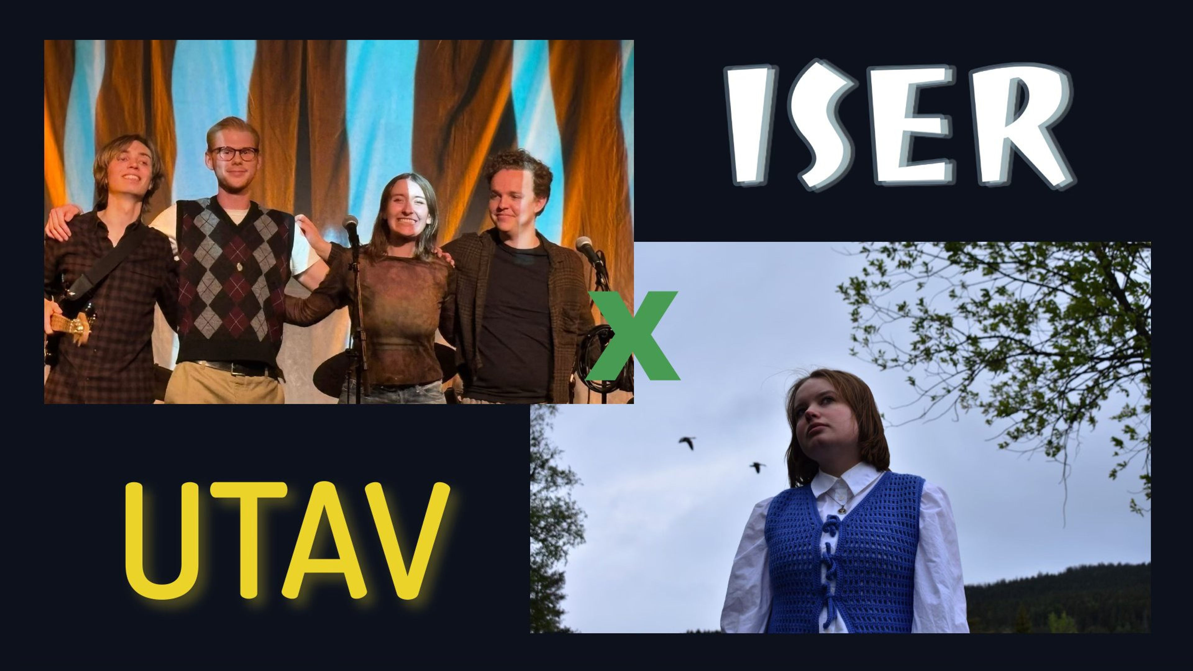 Promotional graphic for UTAV // ISER