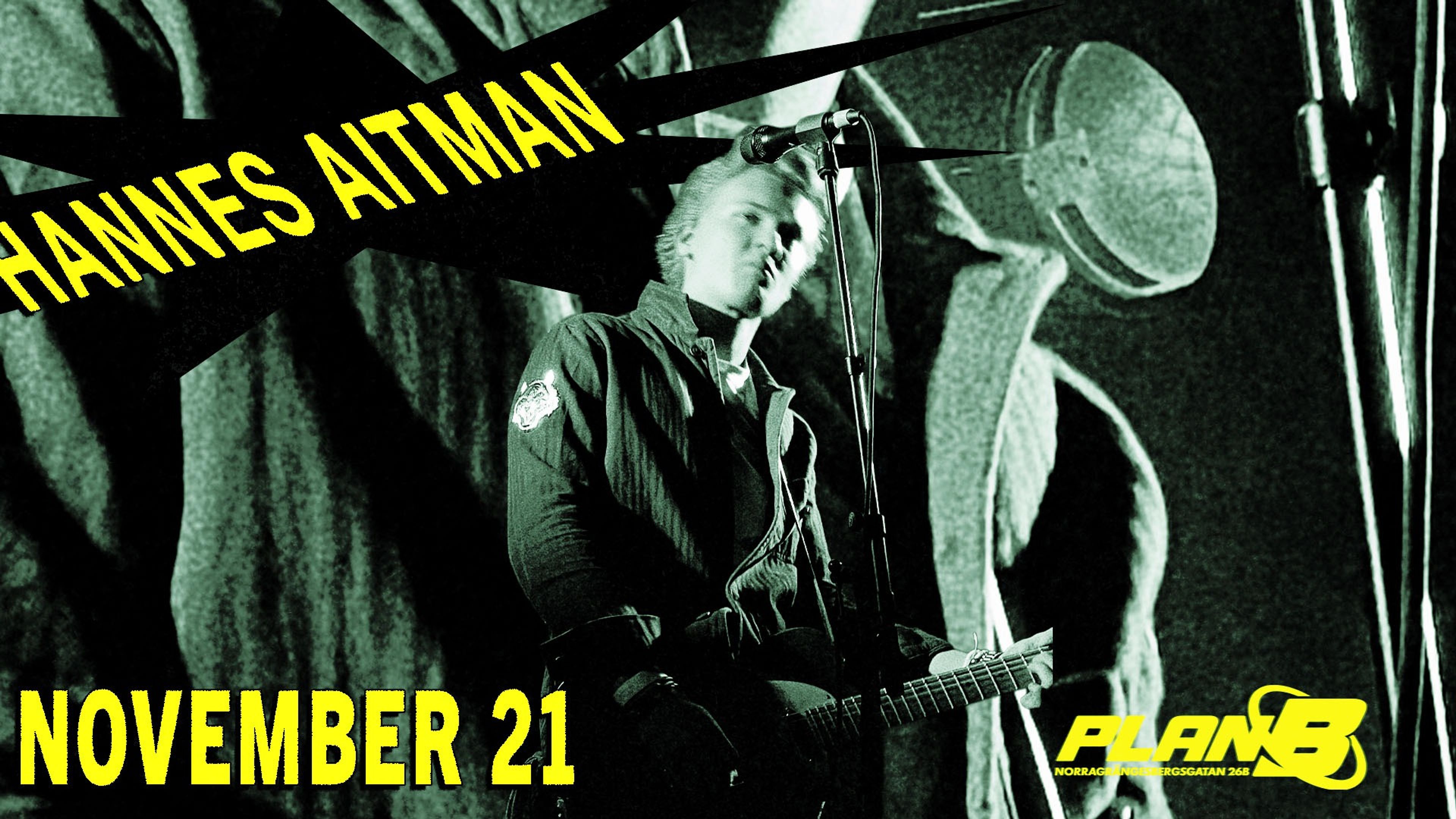 Promotional graphic for Hannes Aitman 