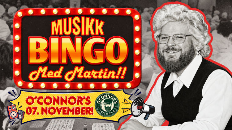 Musikkbingo med Martin!! O’Connor’s Ålesund