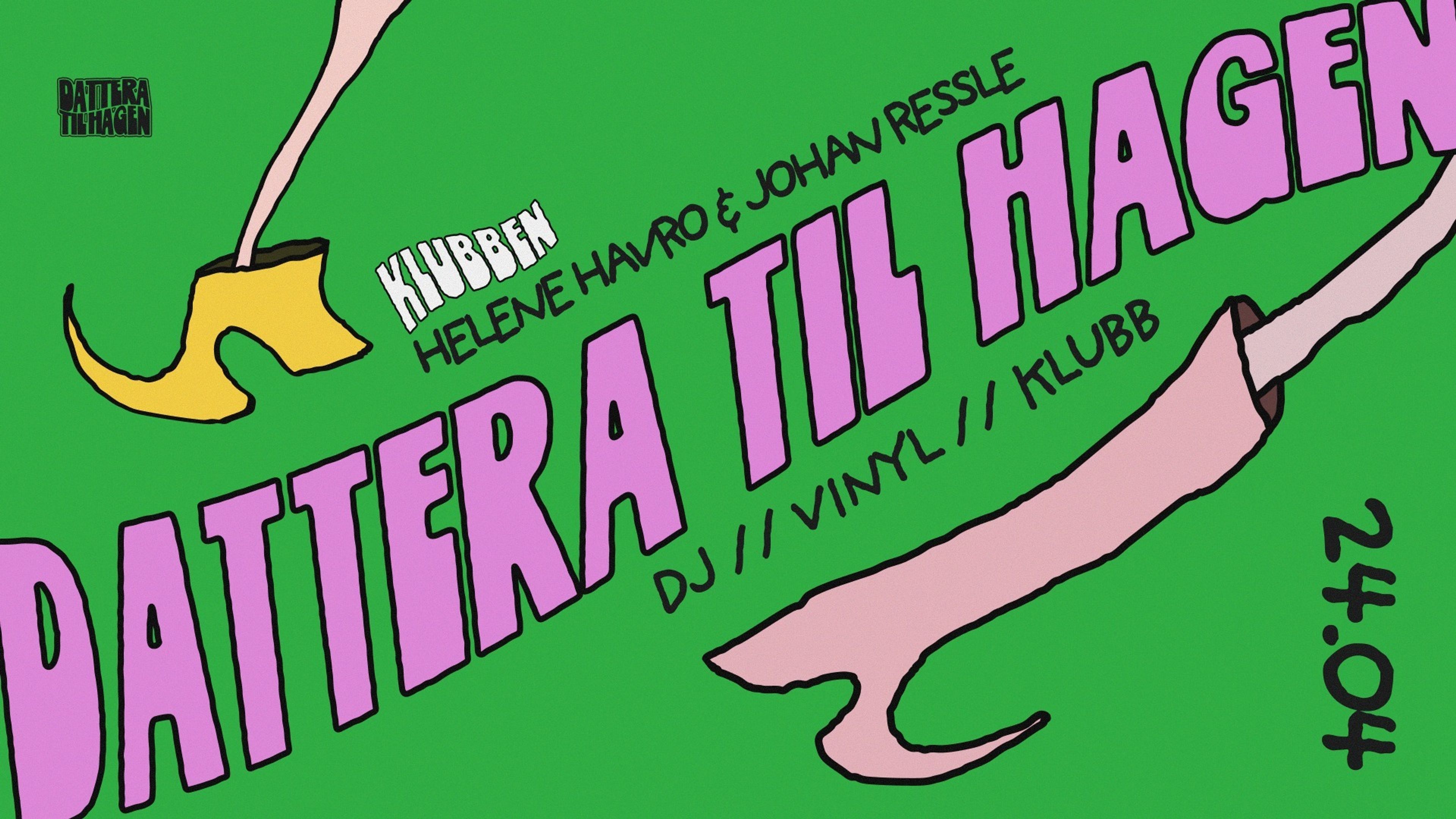 Promotional graphic for Helene Havro & Johan Ressle // Klubb