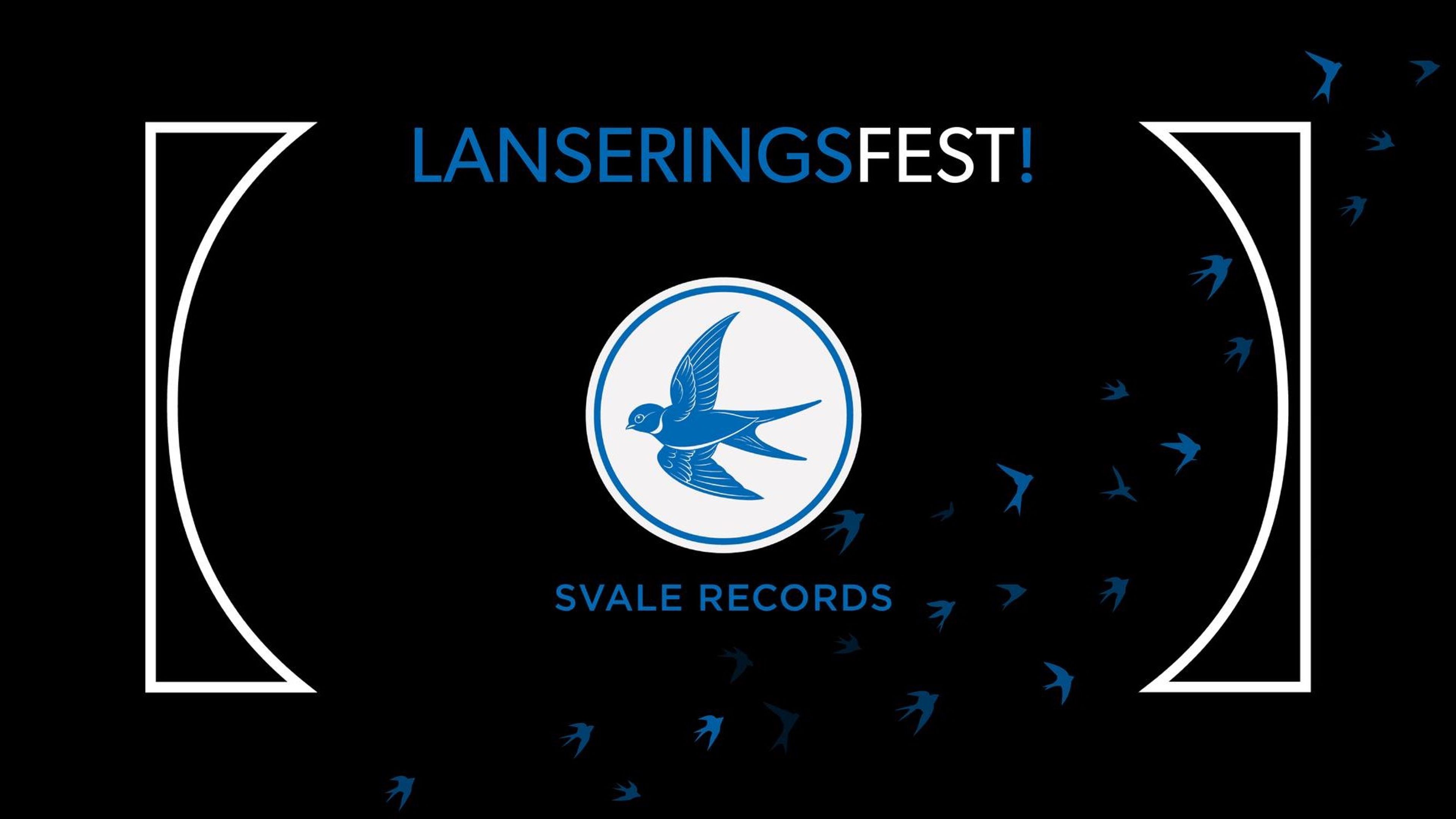 Promotional graphic for Lanseringsfest med Svale Records