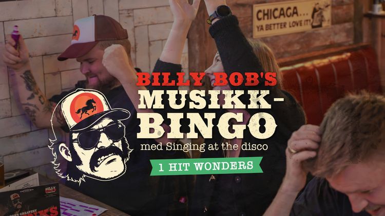 Billy Bob’s Musikkbingo – 1 Hit Wonders