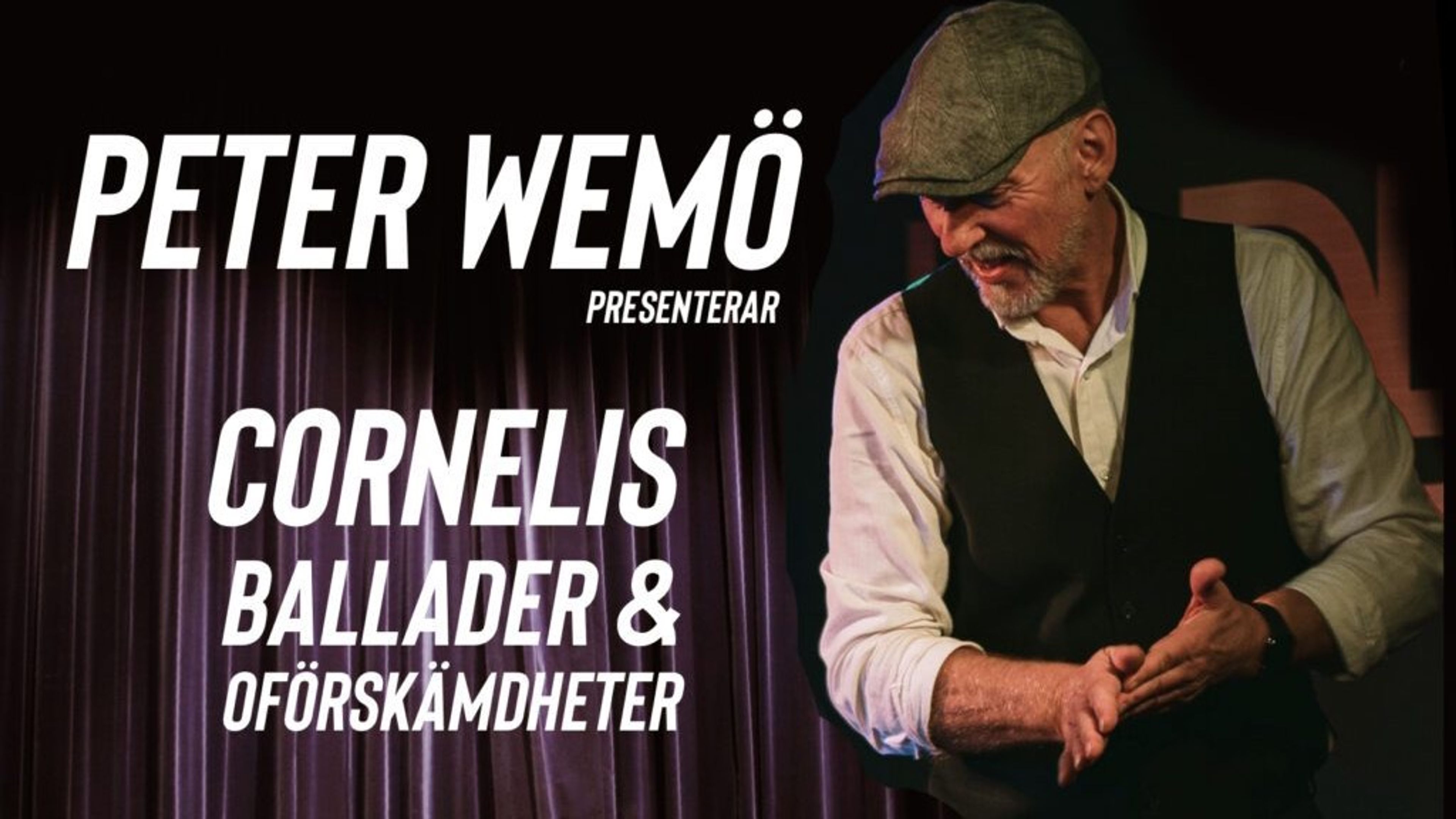 Promotional graphic for Peter Wemö