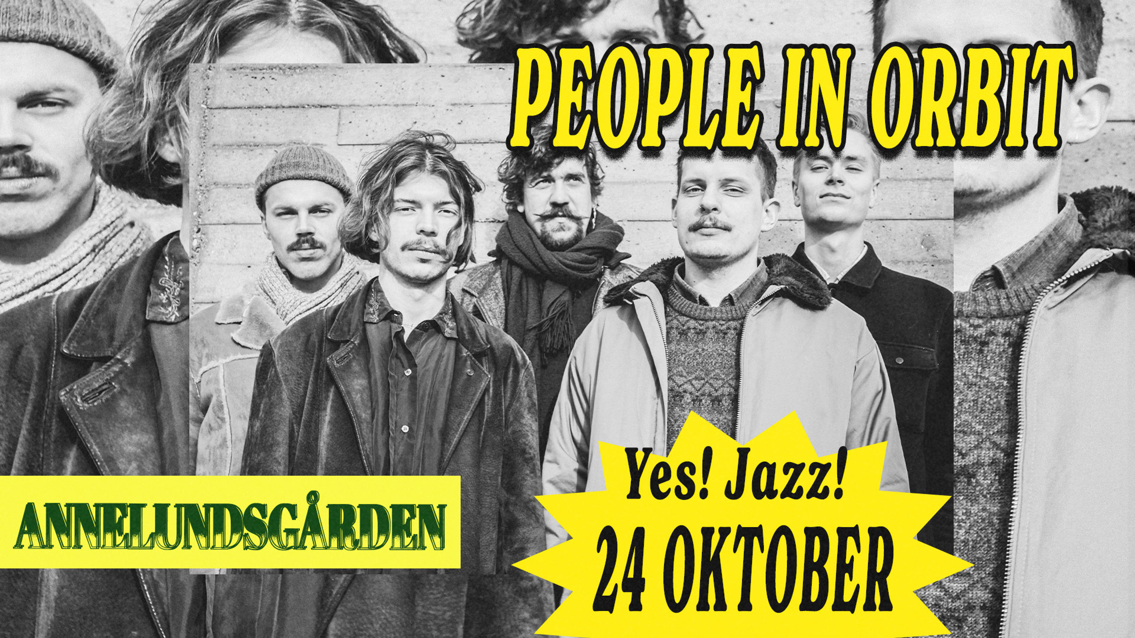 Promotional graphic for People In Orbit