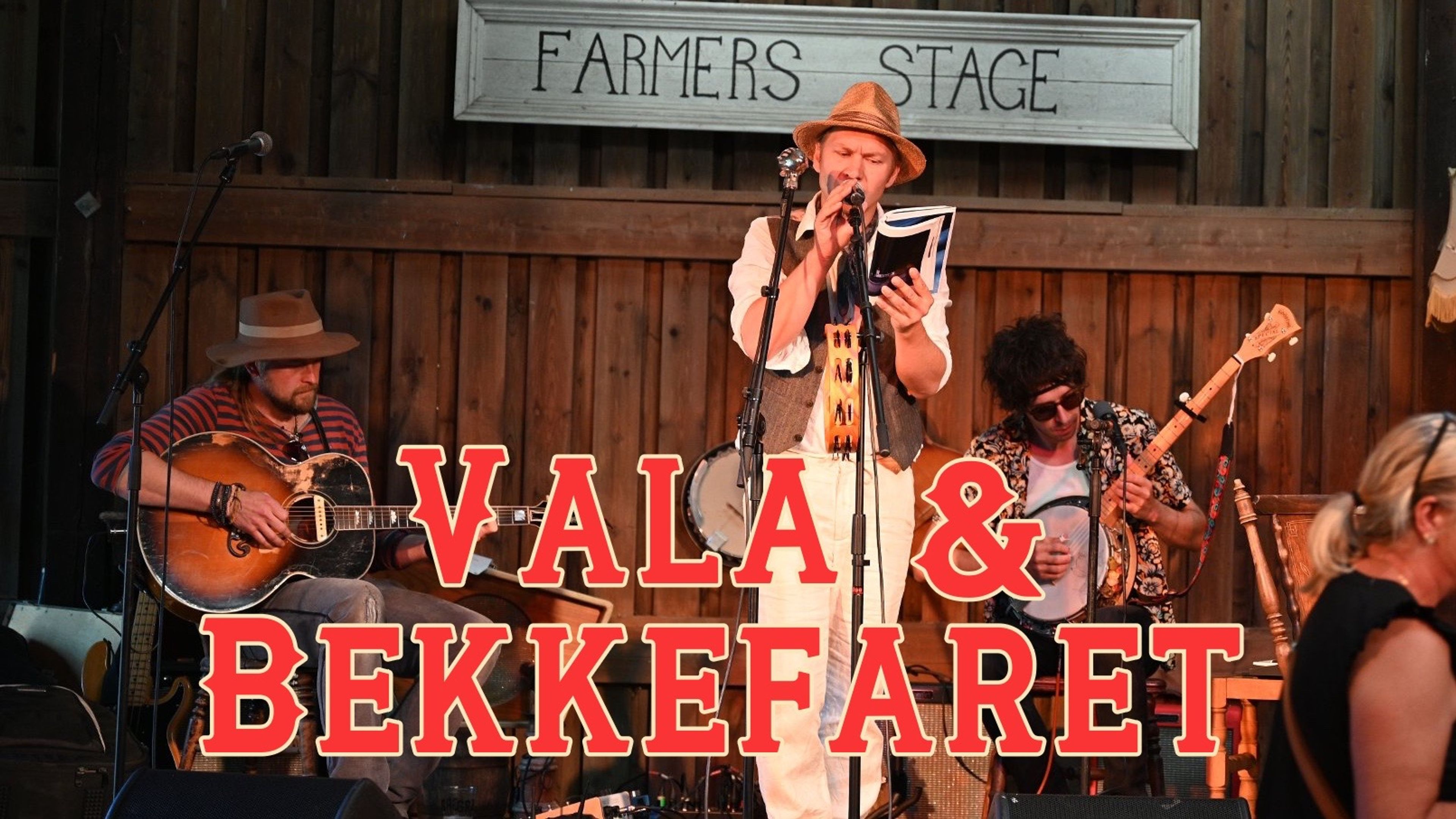 Promotional graphic for Vala (tidl. Lefty & the Tin Can Sellers) & Bekkefaret