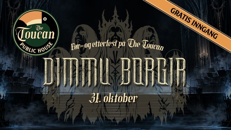 Før- og etterfest på The Toucan: Dimmu Borgir