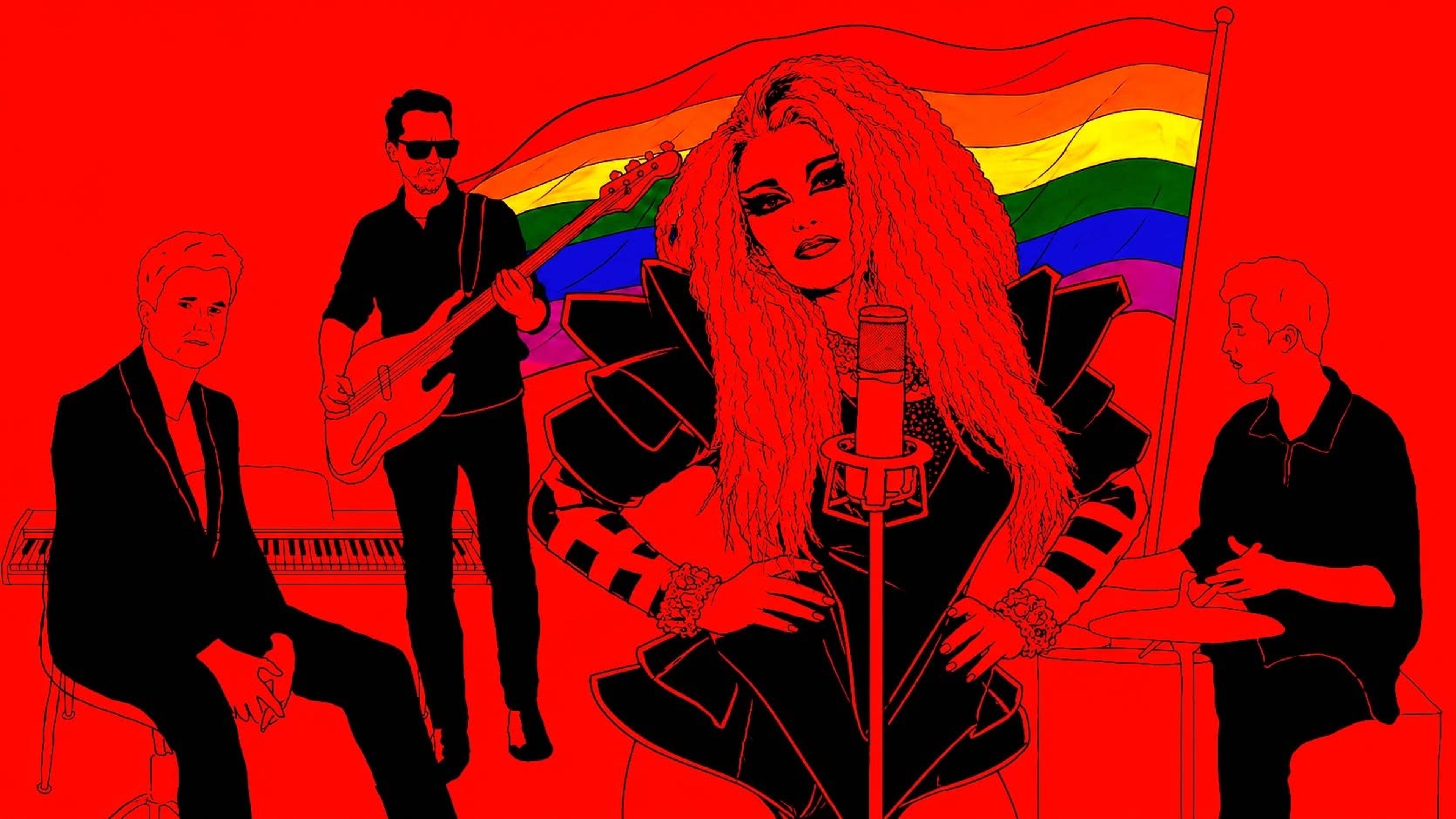 Promotiv grafikk for Just Beat It! Pride Edition