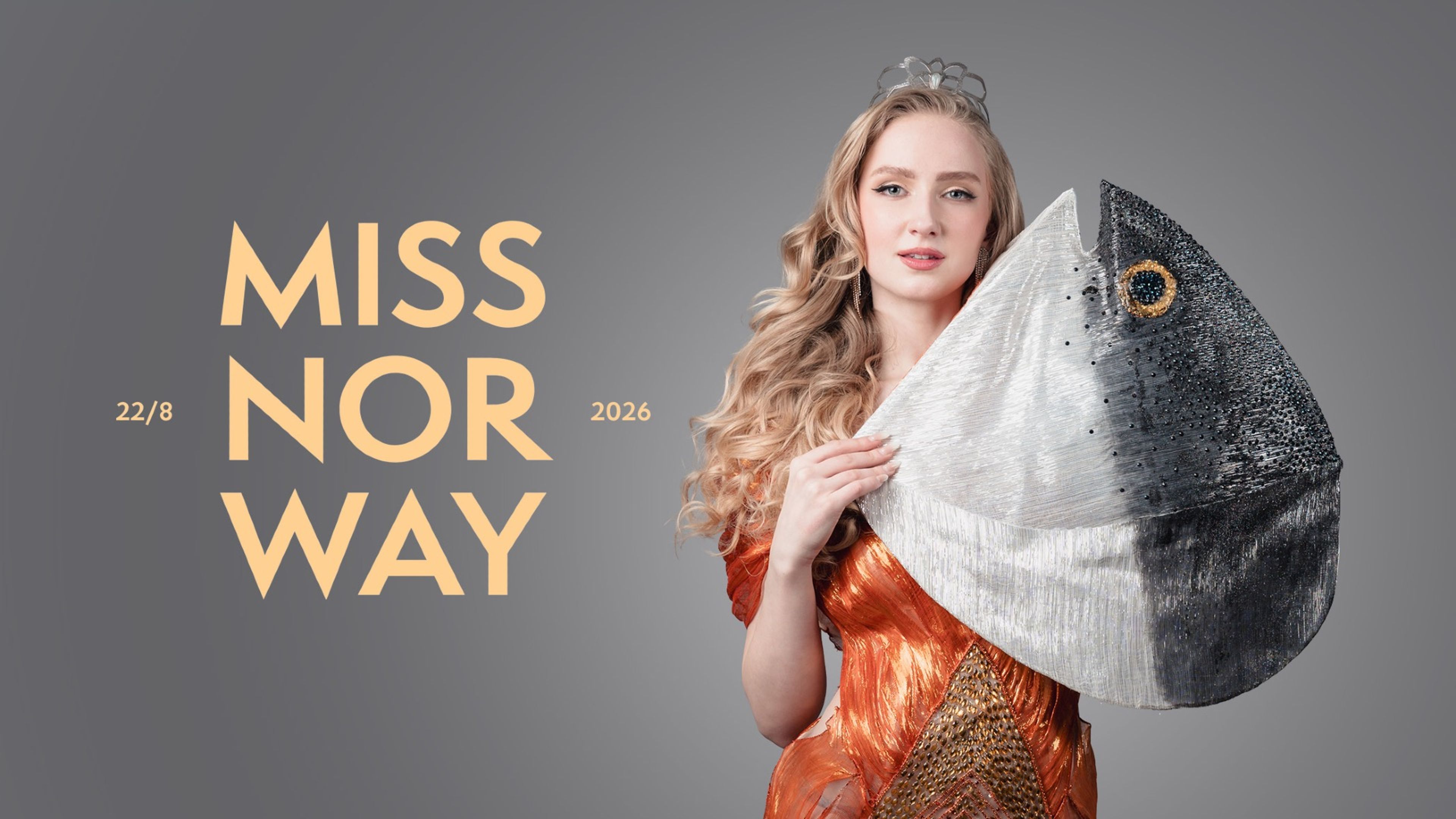 Promotional graphic for Miss Norway 2026