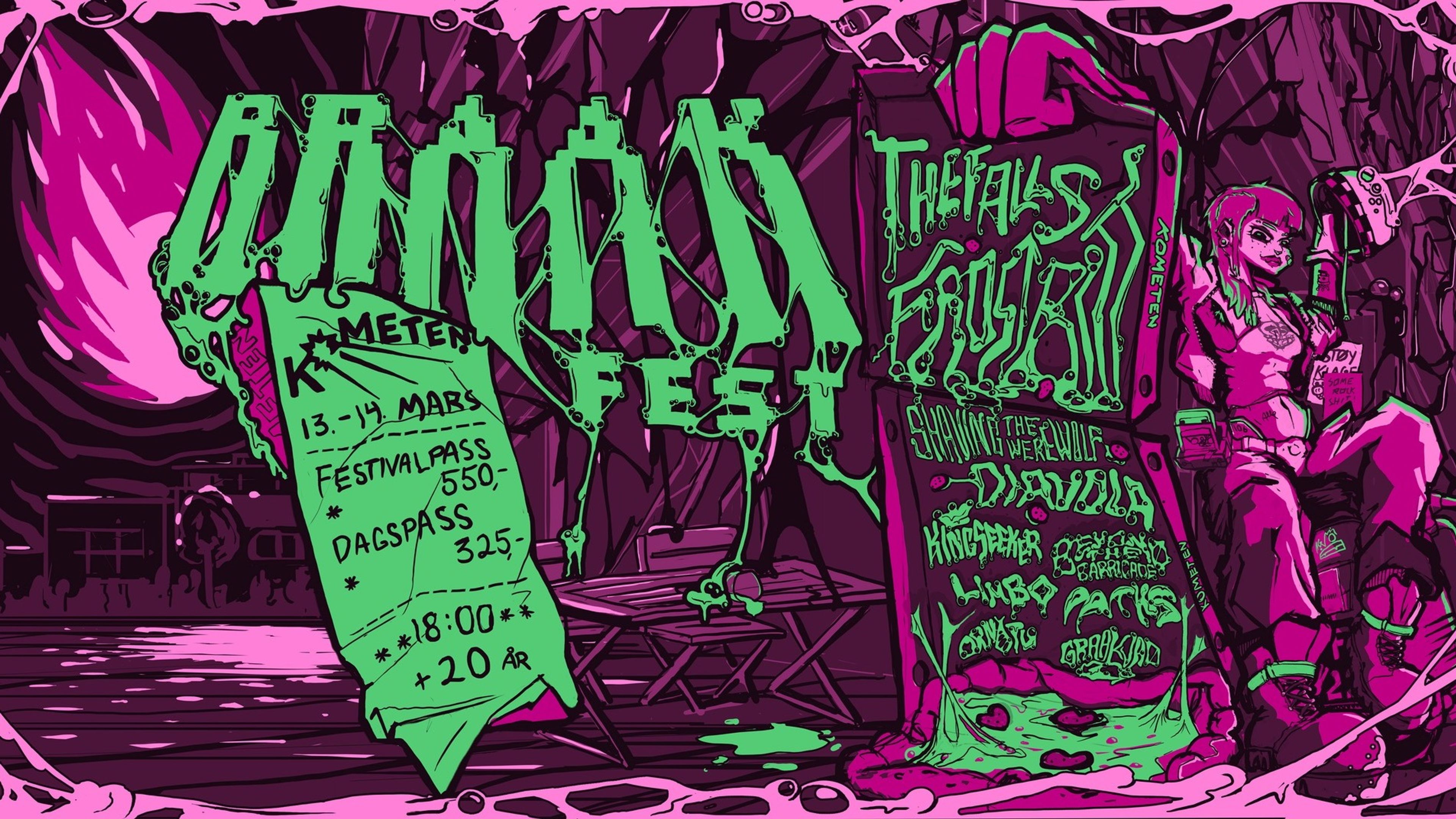 Promotional graphic for Braakfest - Festivalpass