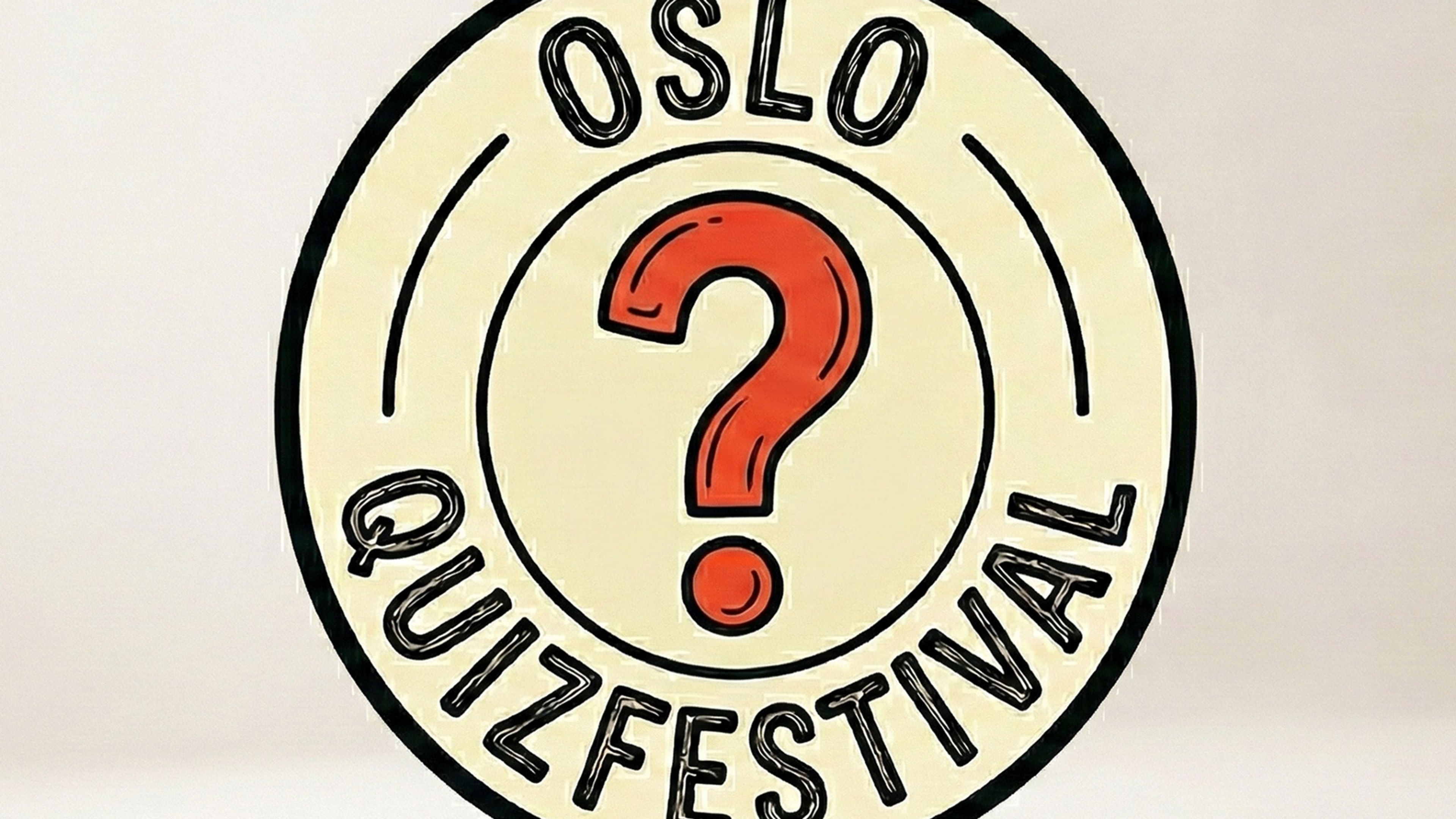Promotional graphic for Oslo quizfestival