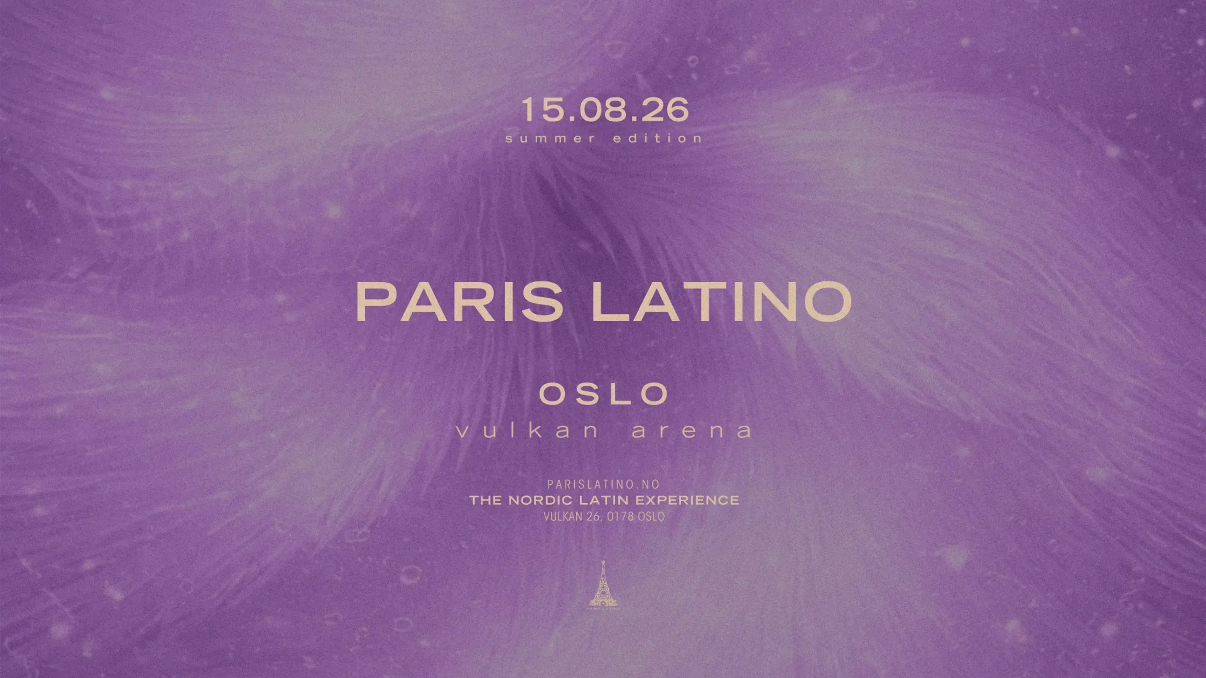 Promotiv grafikk for Paris Latino