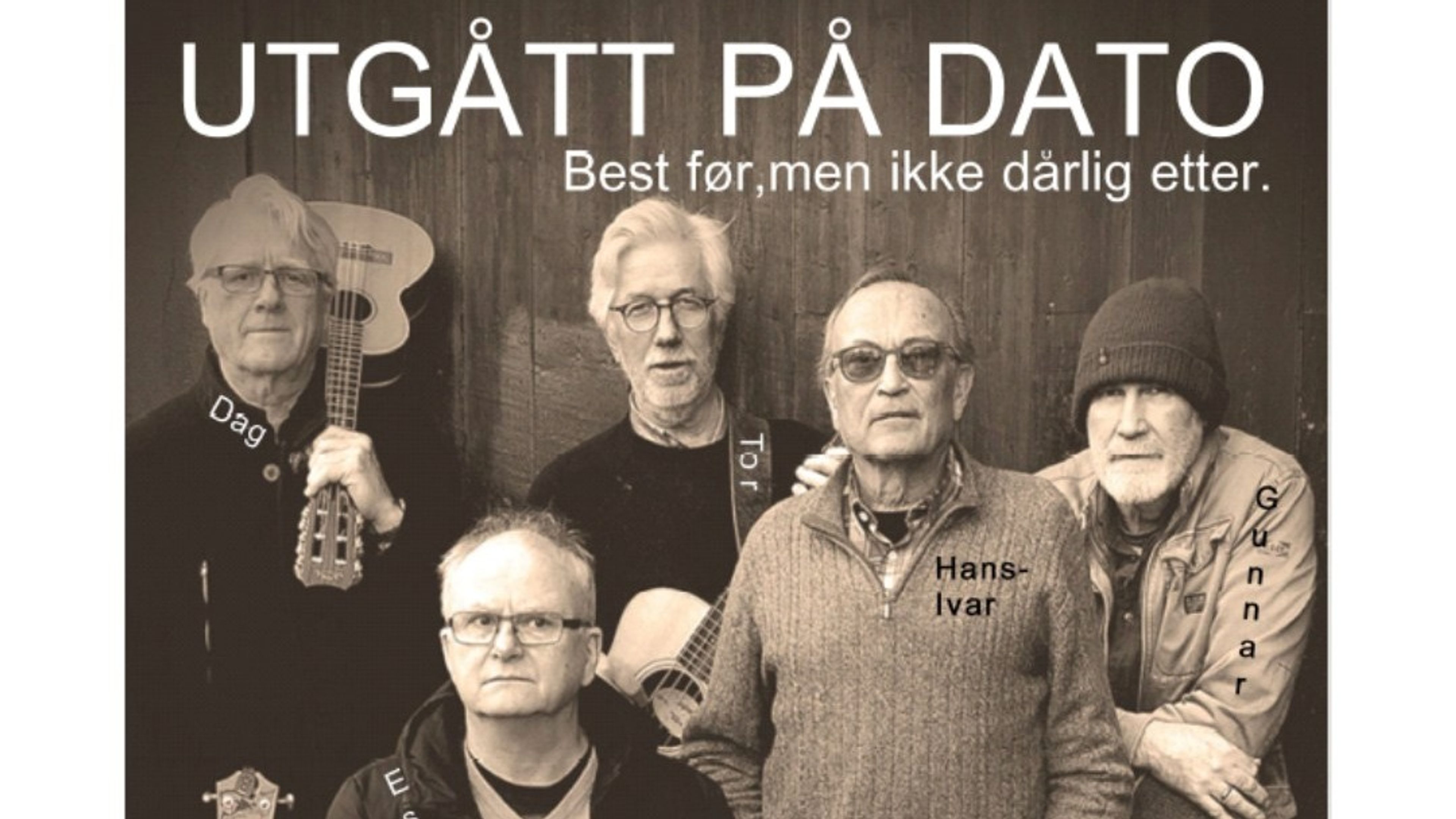 Promotional graphic for Konsert: UTGÅTT PÅ DATO // Cafe Caravelle