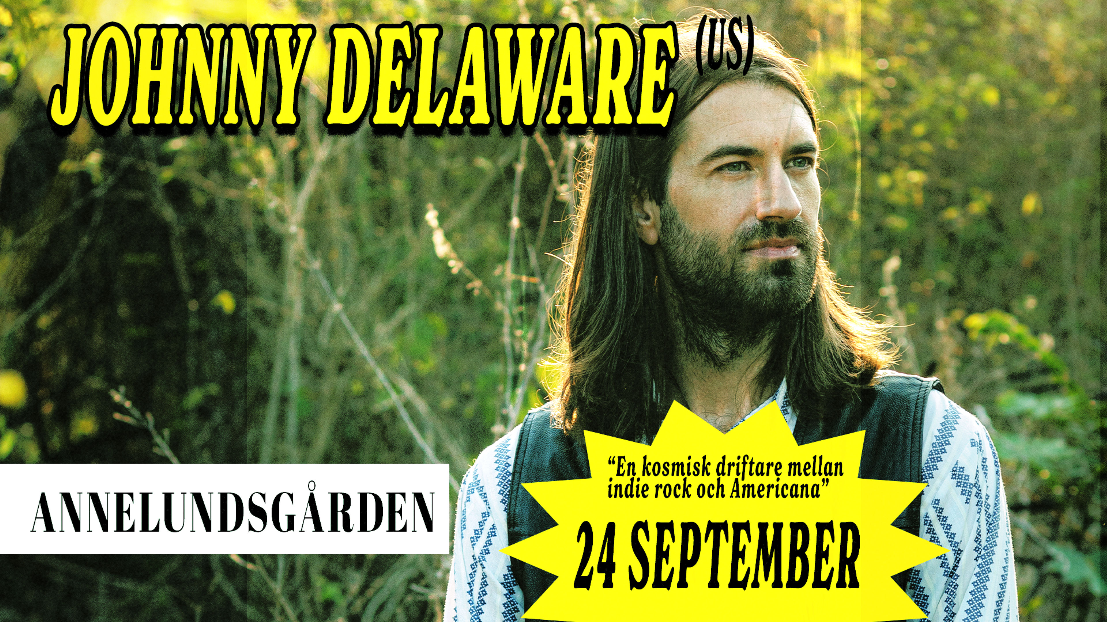 Promotional graphic for JOHNNY DELAWARE (US)
