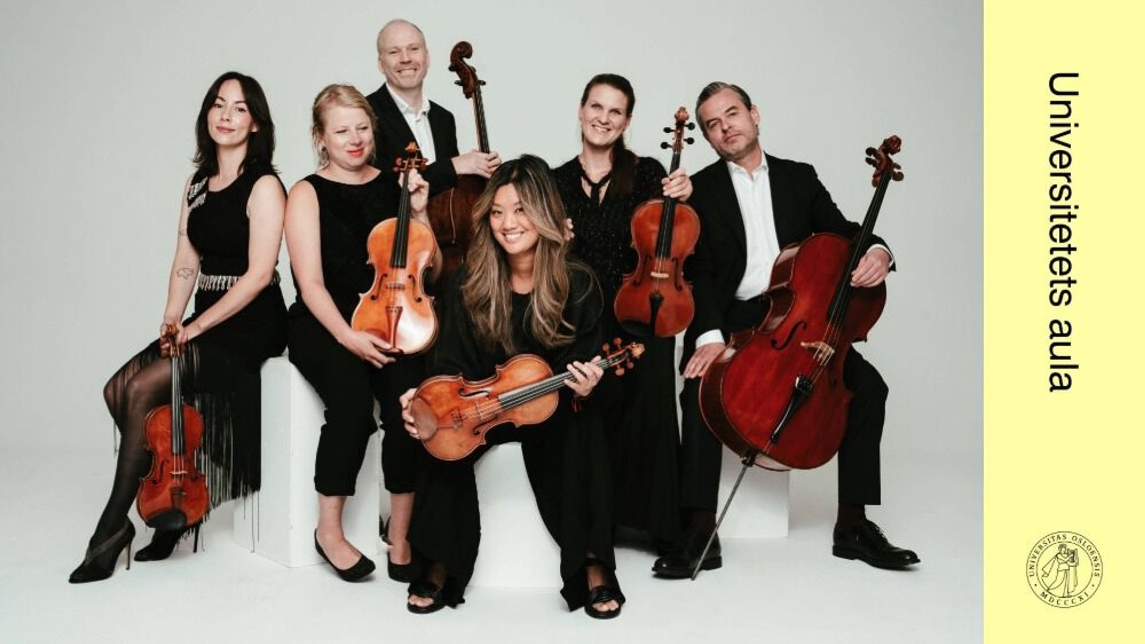 Promotional graphic for Det Norske Kammerorkester: Brahms strykesekstett