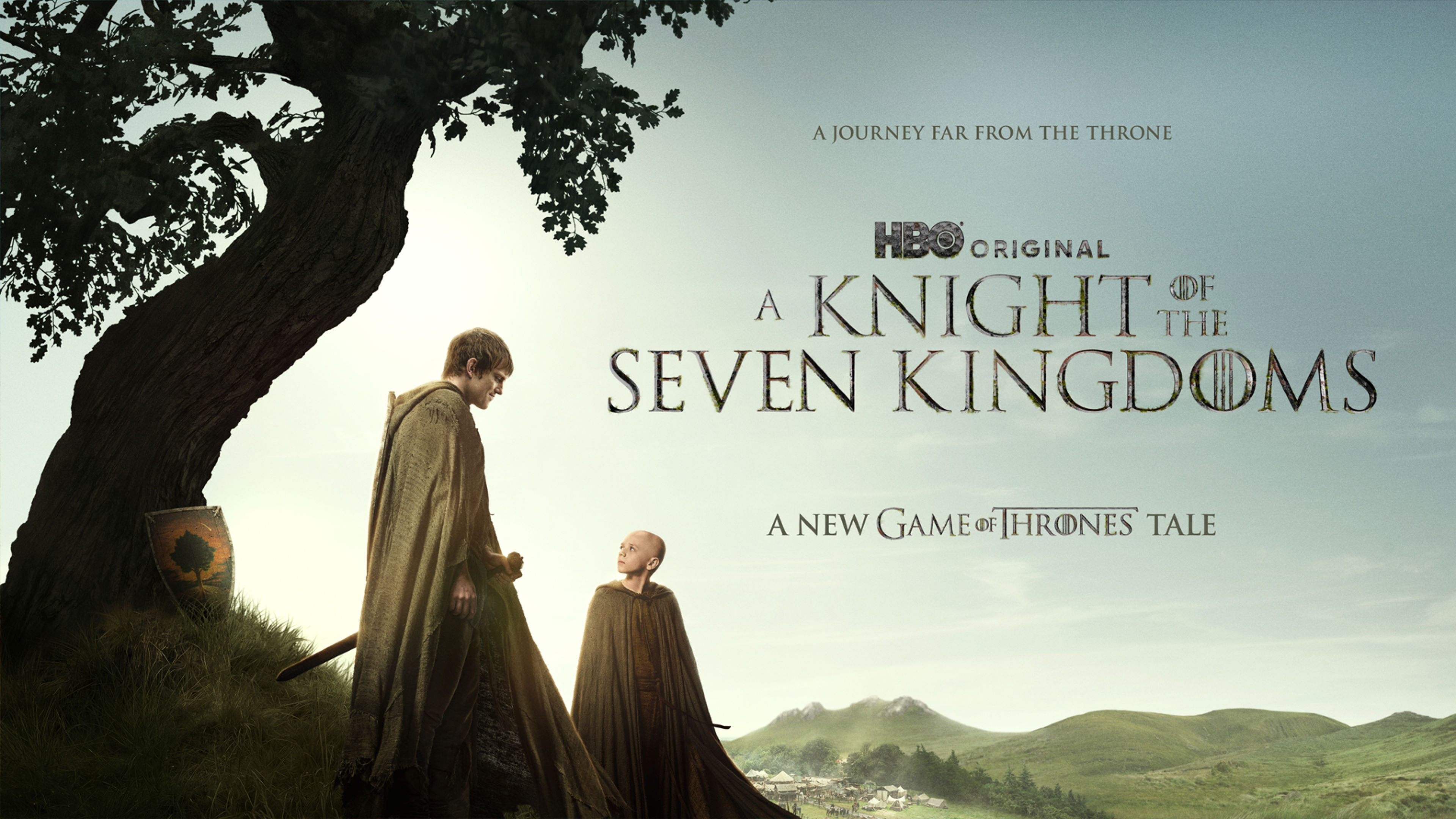 Promotional graphic for HBO Max presenterer: A Knight of the Seven Kingdoms 