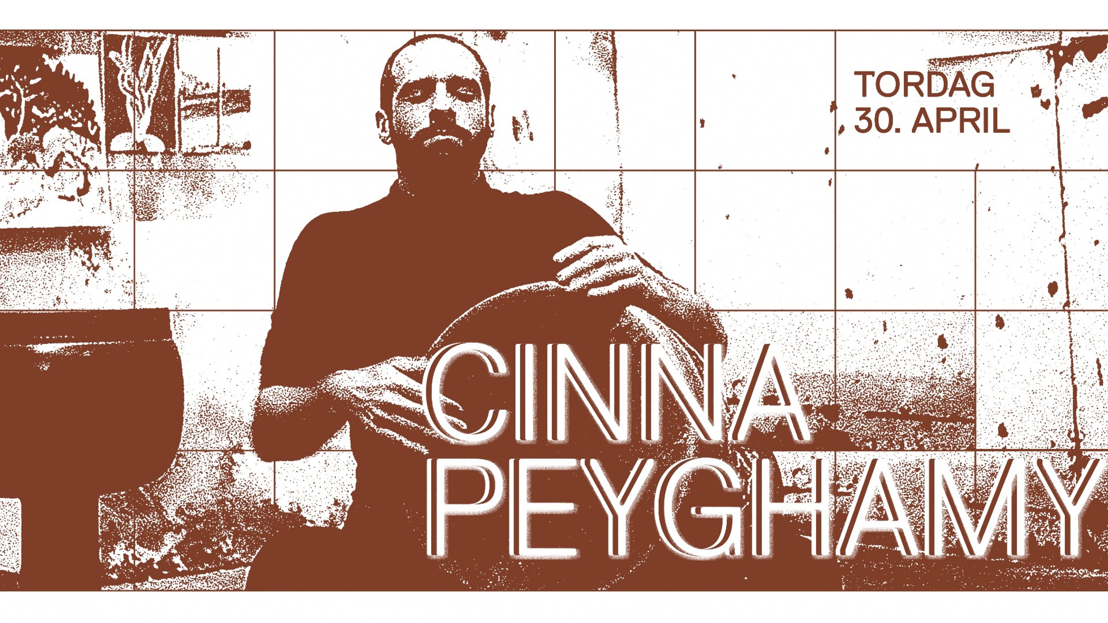 Promotional graphic for Ekko pres. Cinna Peyghamy