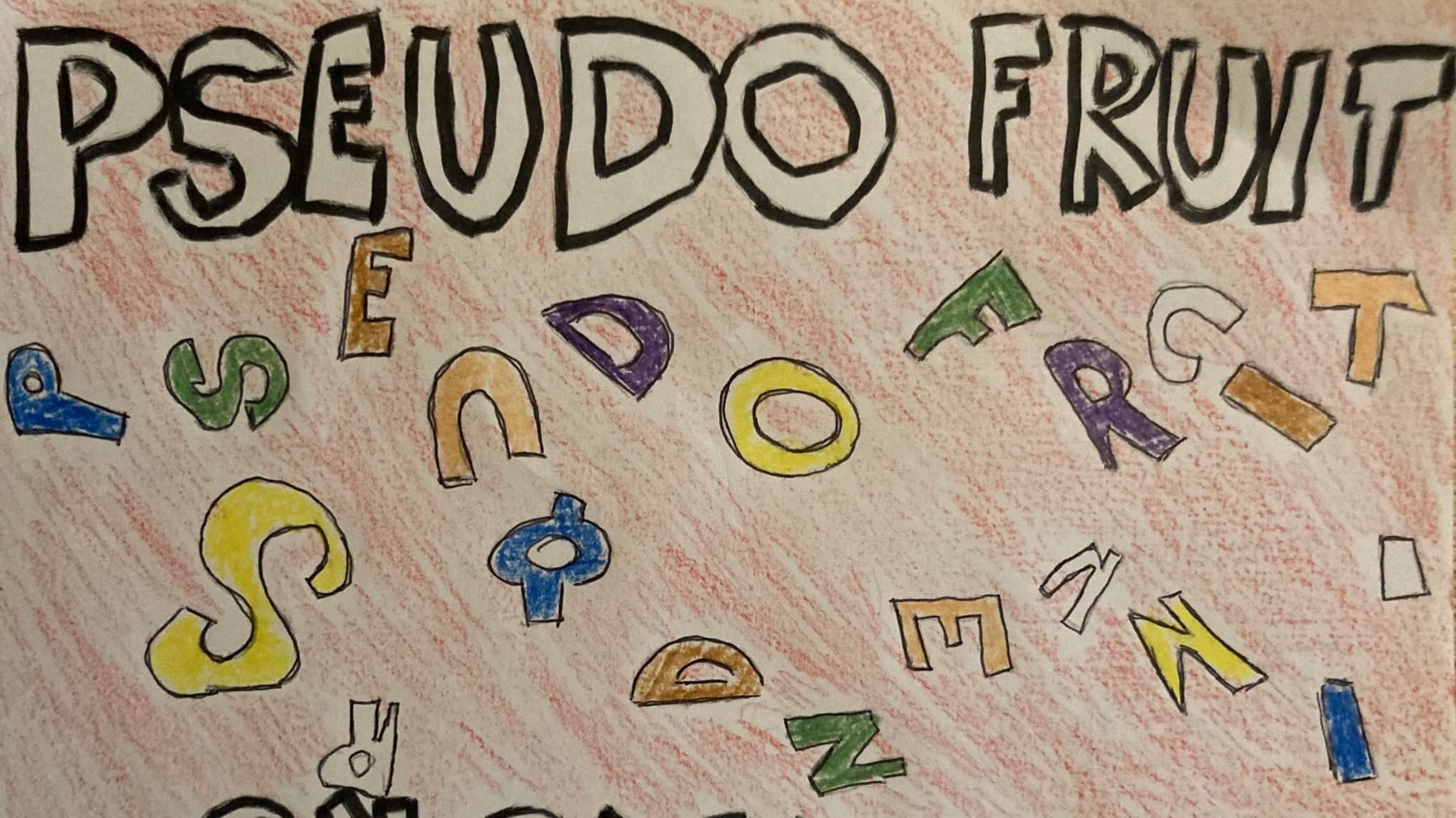 Promotional graphic for Pseudo Fruit + Stian Andersen live @ Dattera! 