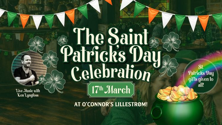 St. Patrick’s day på O’Connor’s Lillestrøm ☘️🥳