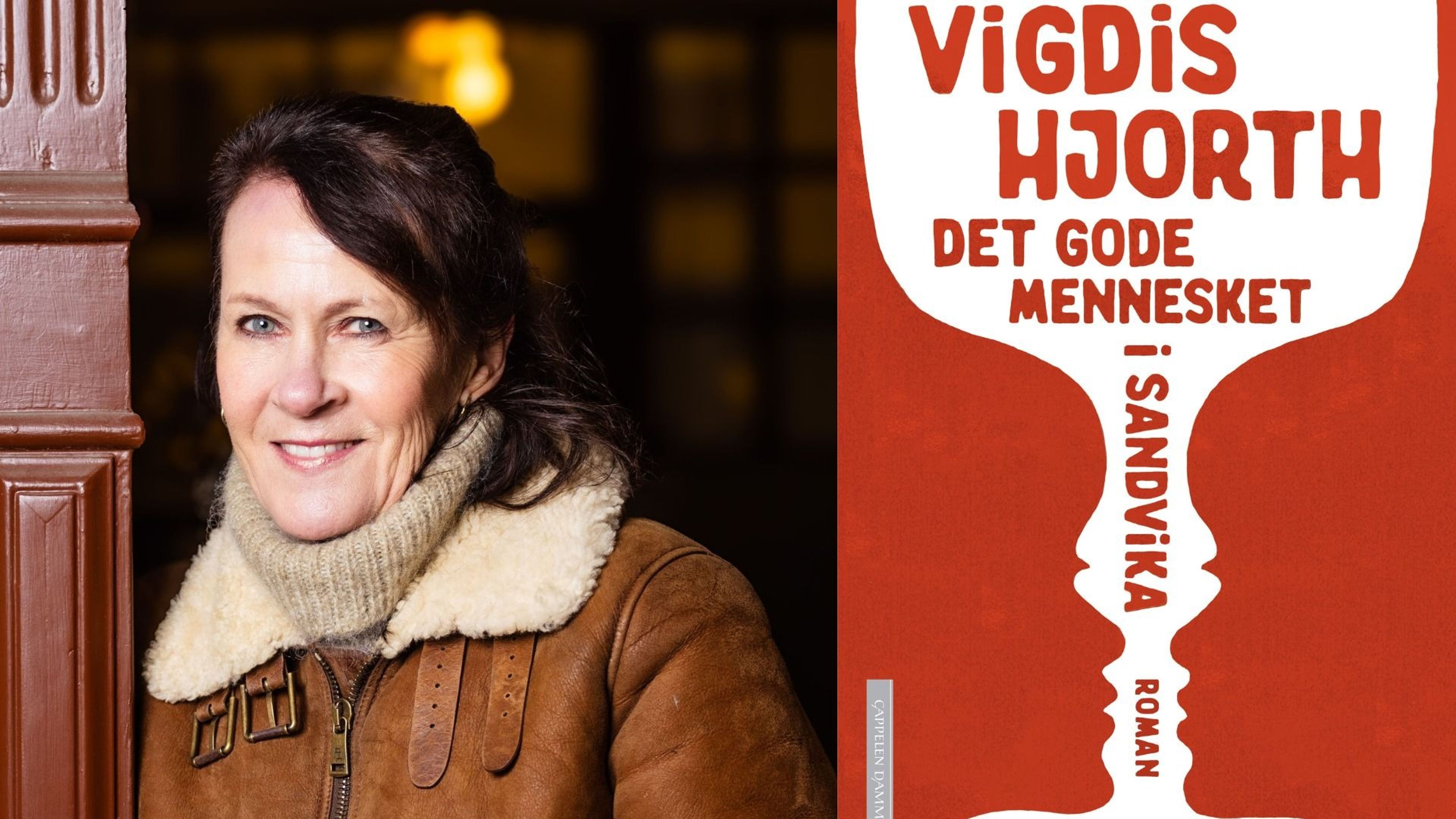 Promotional graphic for Forfattertreff: Vigdis Hjorth // Varmesentralen