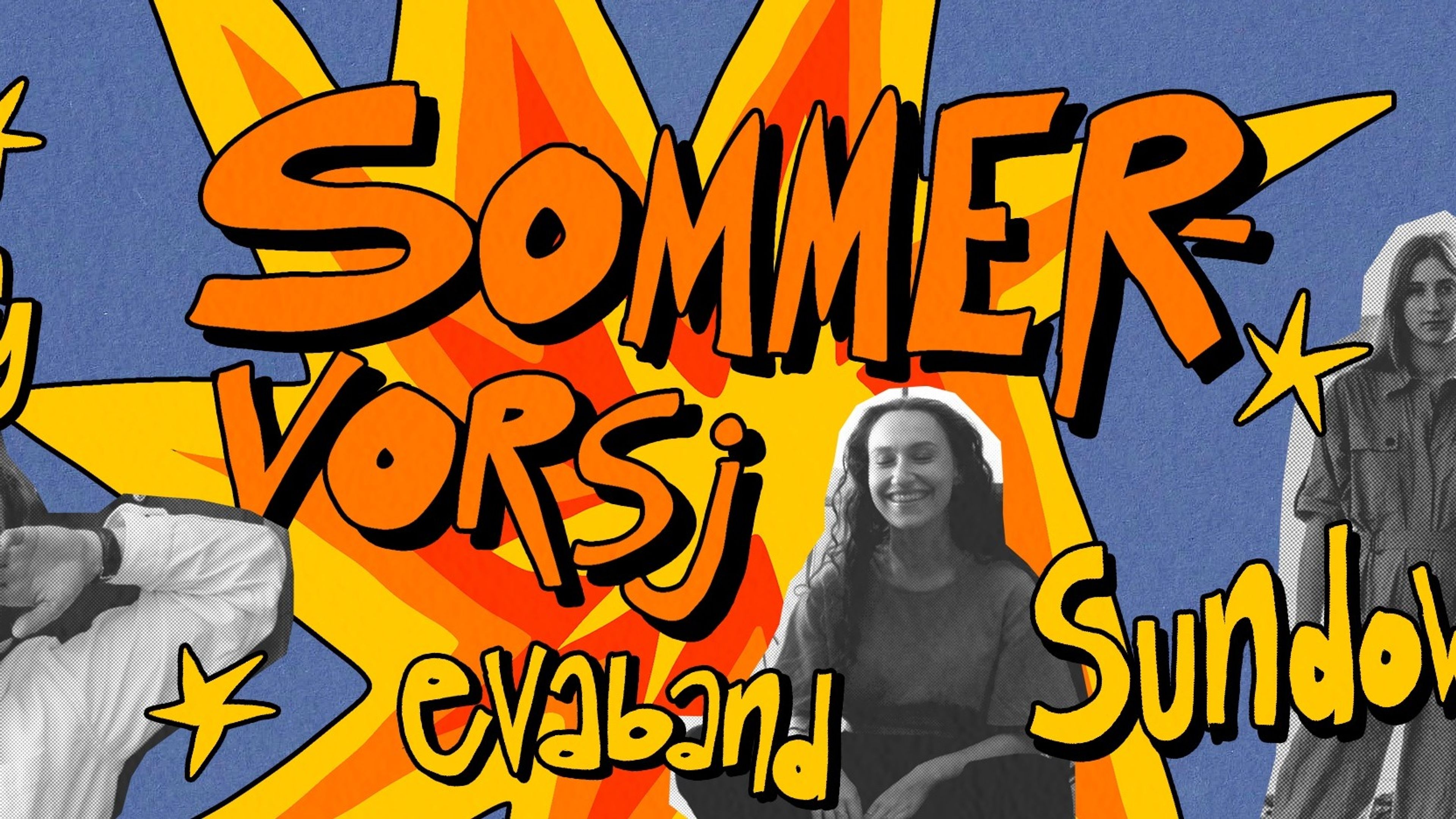 Promotional graphic for Henry Oak / Evaband /Sundowning @Dattera til Hagen