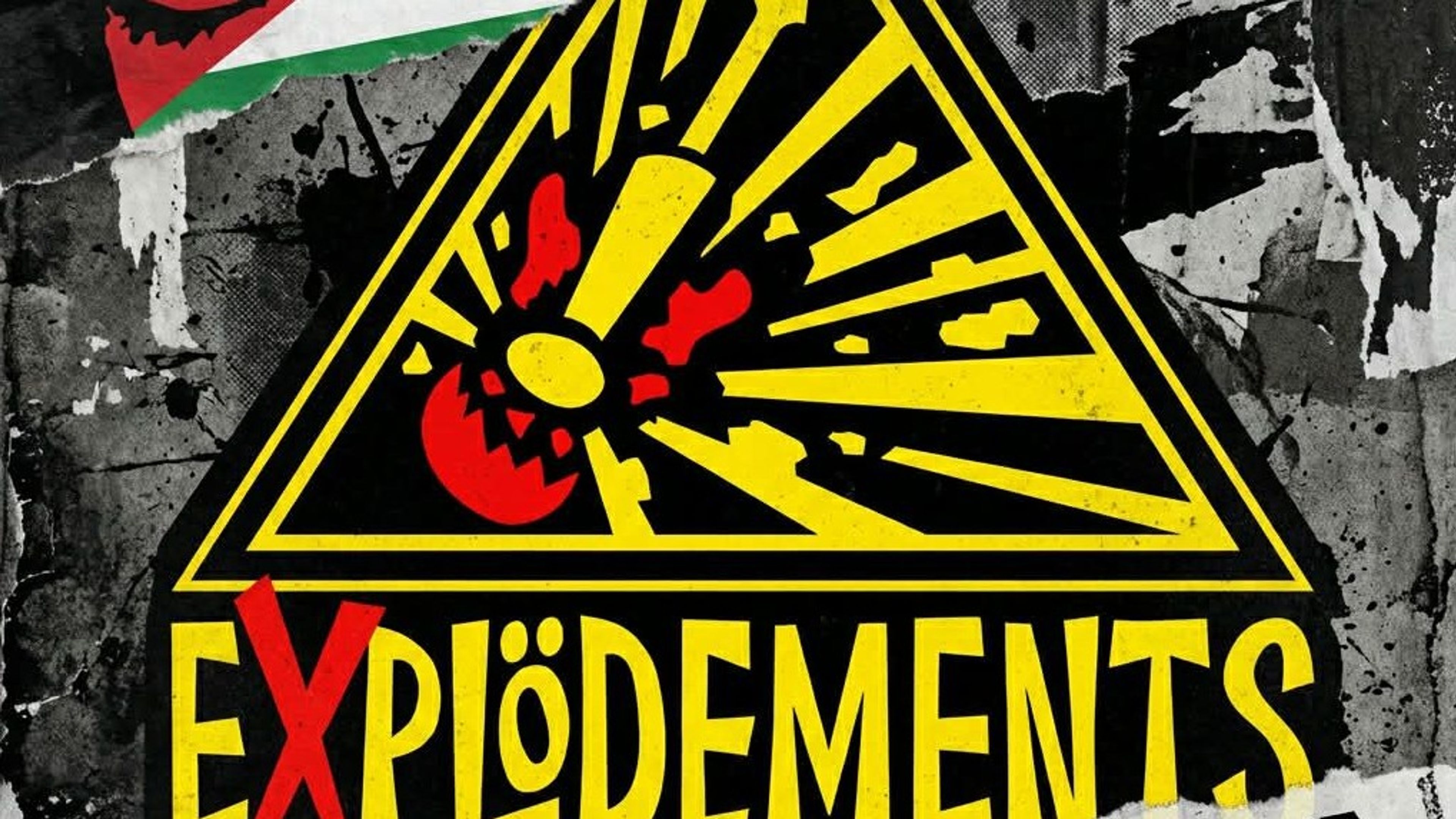 Promotional graphic for THE EXPLÖDEMENTS ? MANØVER